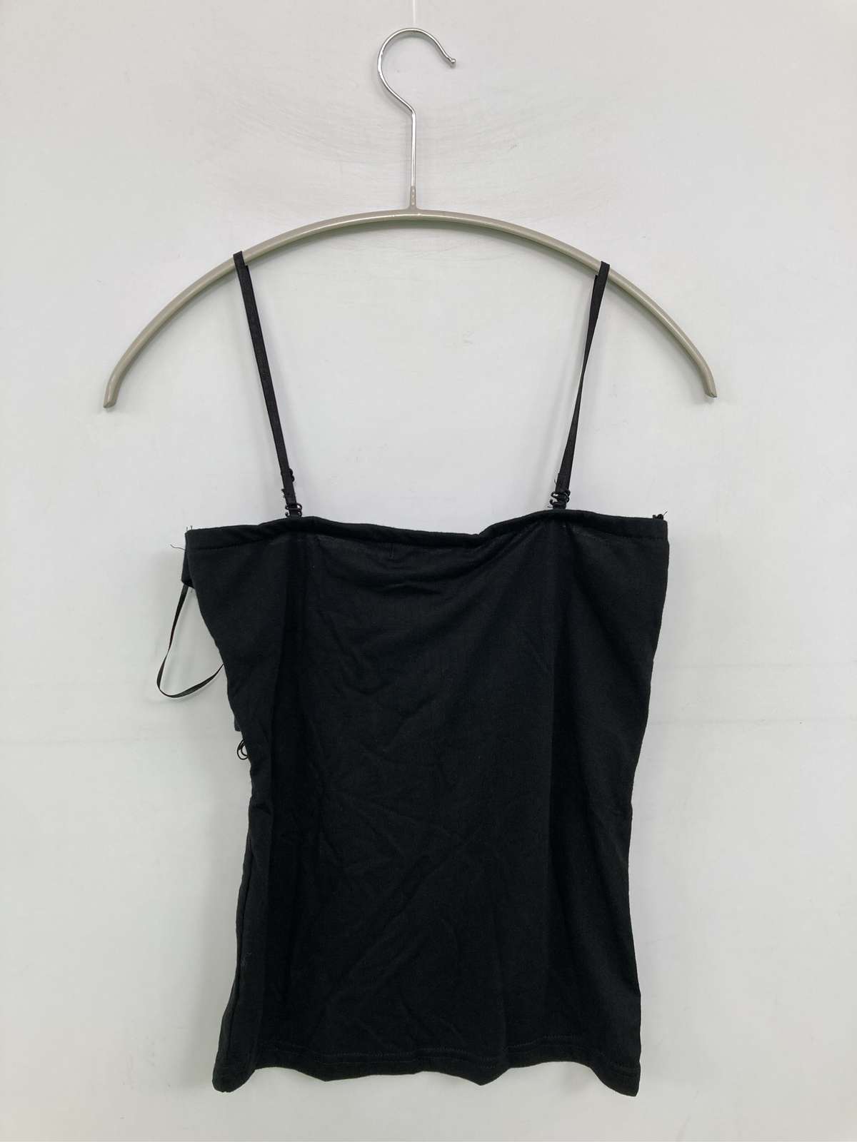 【中古】No Kidding? キャミソール M ブラック 無地 カップなし レディース