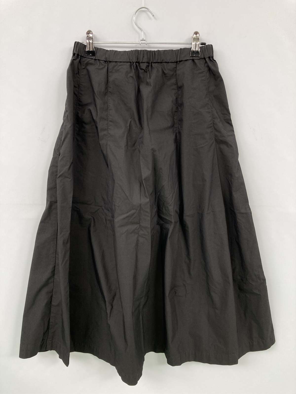 【中古】無印良品 ムジルシリョウヒン ロングスカート XS-S ブラック レディース
