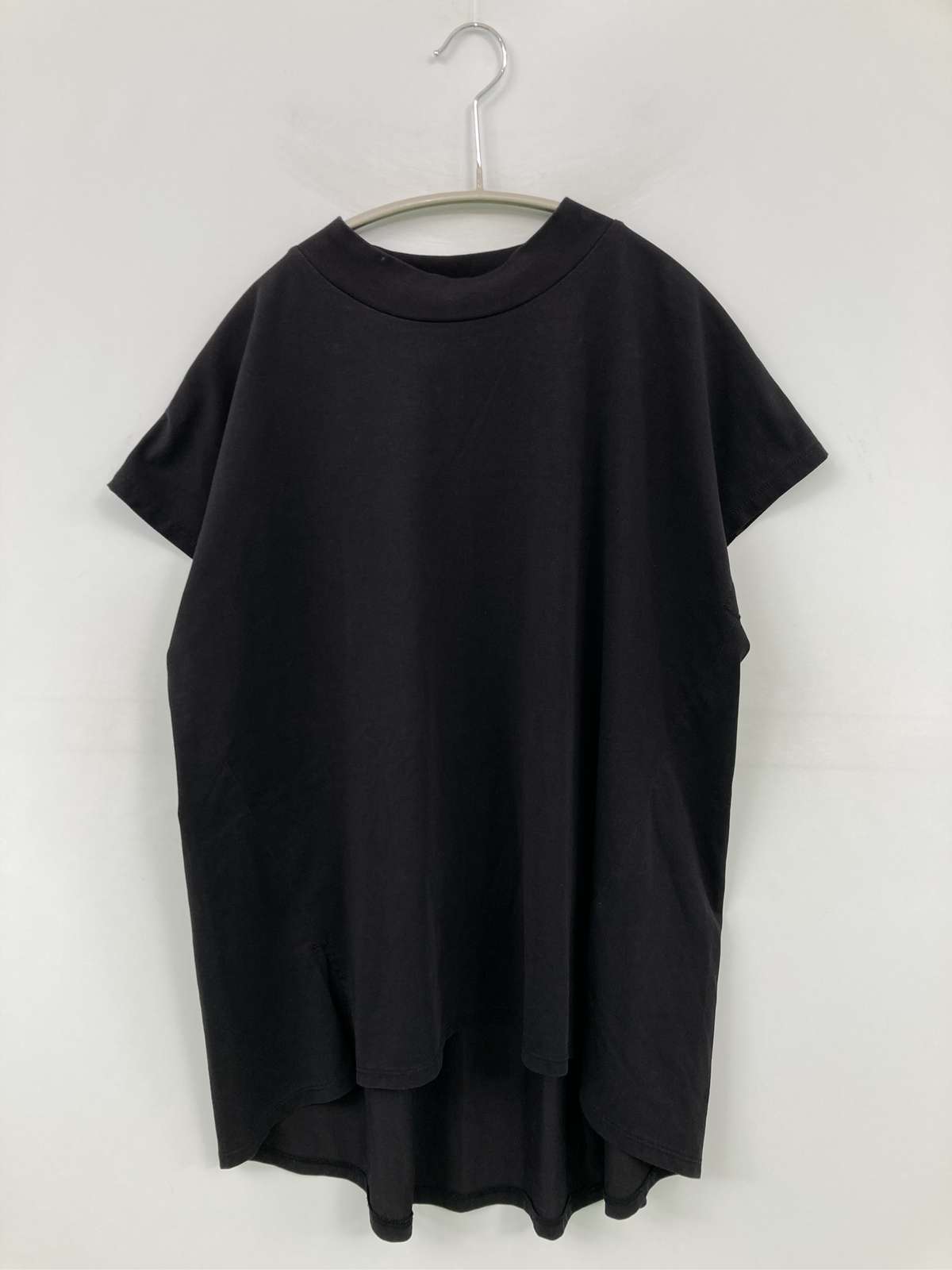 【中古】GLOBAL WORK グローバルワーク Tシャツ/カットソー M ブラック 無地 ミドル丈 半袖 タートルネック/ハイネック レディース digdig-10059618 digdig 楽天市場店 パッケージ画像