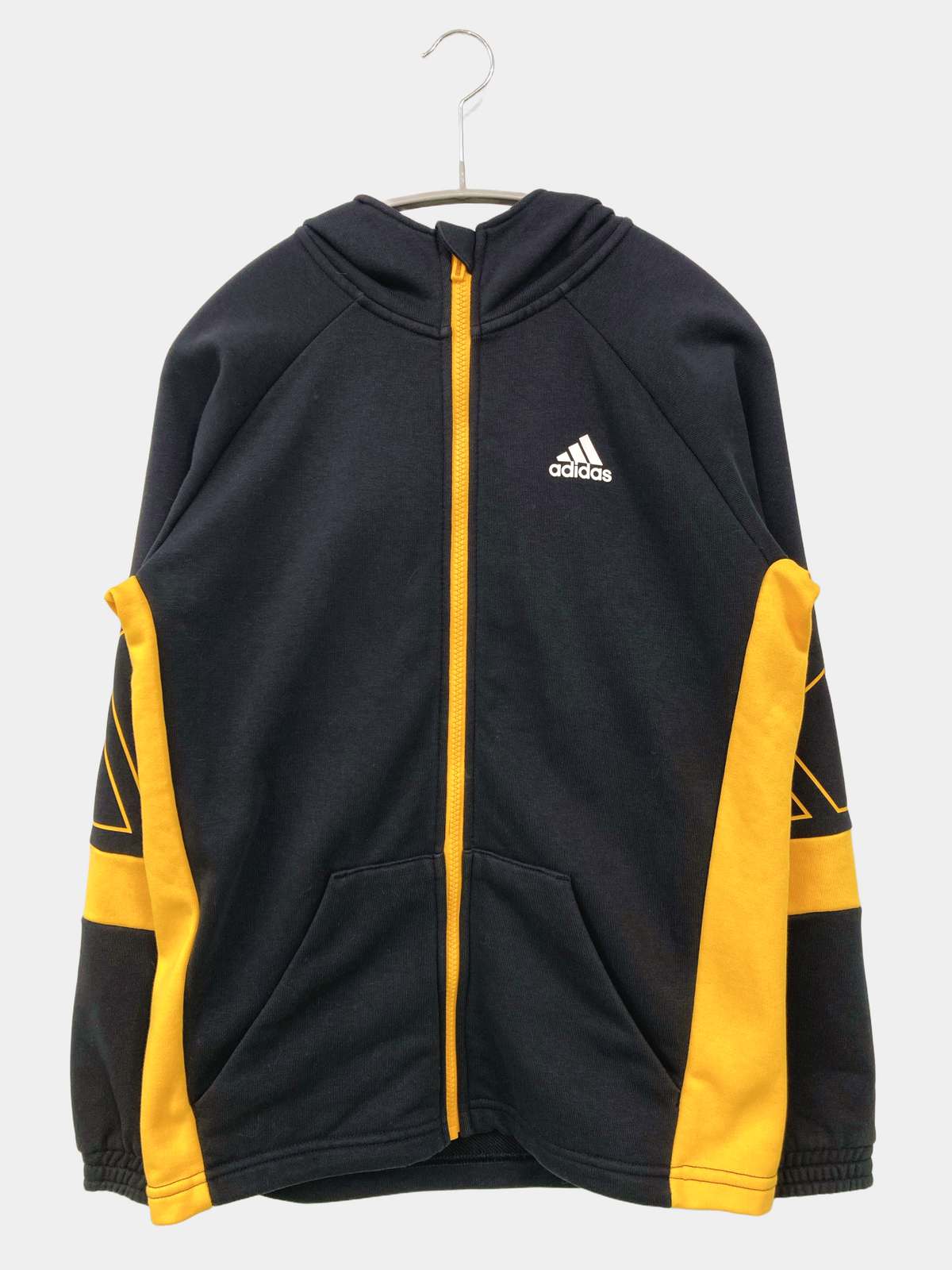 【中古】adidas アディダス ジャージ/トラックジャケット J/150 ブラック メンズ ...