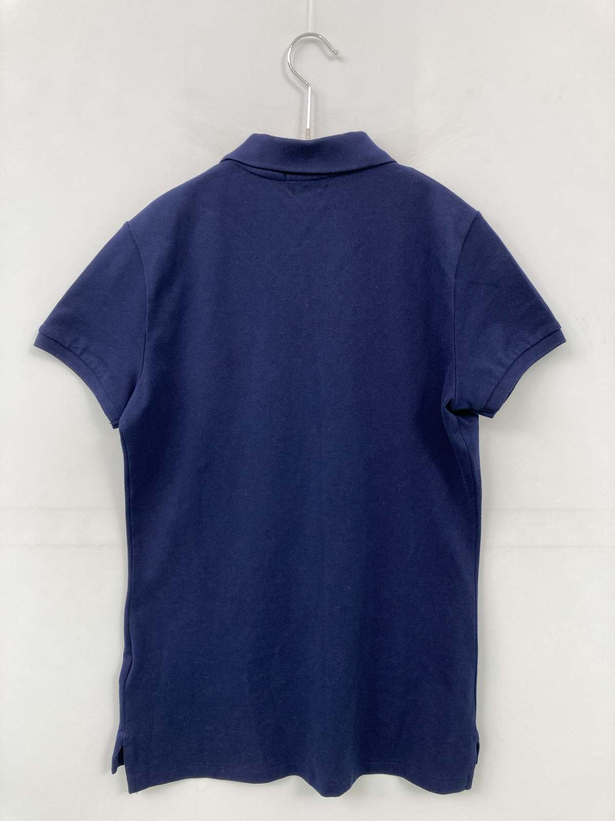 digdig 楽天市場店の【中古】Polo Ralph Lauren ポロラルフローレン ポロシャツ M ネイビー 無地 ワンポイント 半袖 レディース｜アングル2