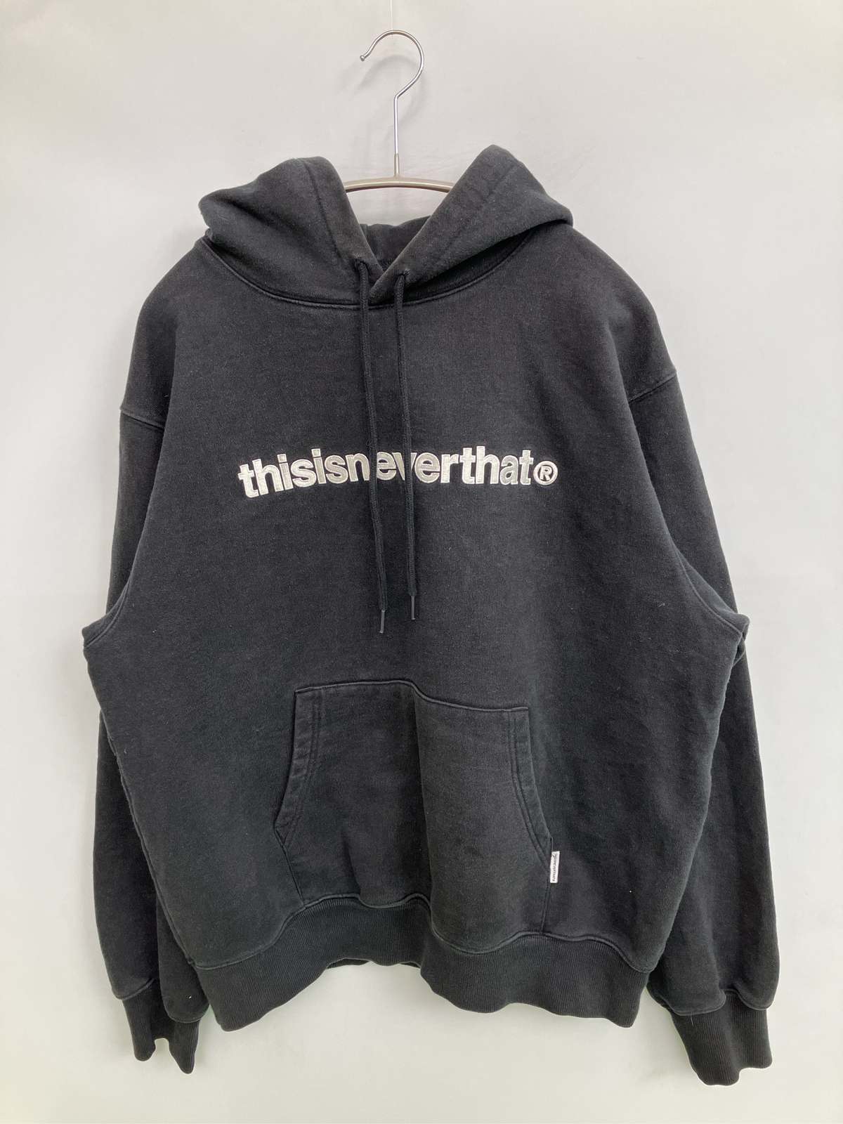ネイビー thisisneverthat パーカー M プルオーバーパーカー メンズ