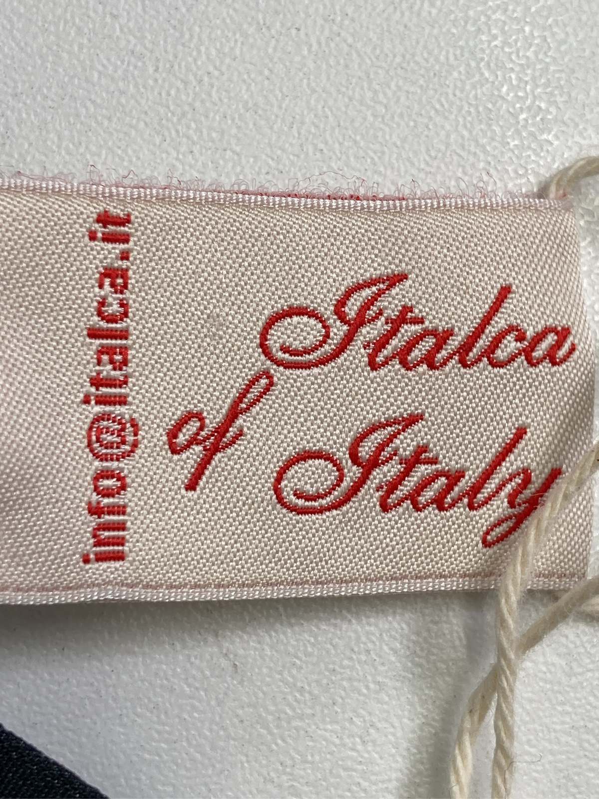 【中古】Italca of Italy ストール/ショール グレー リネン・麻 レオパード柄 メン...
