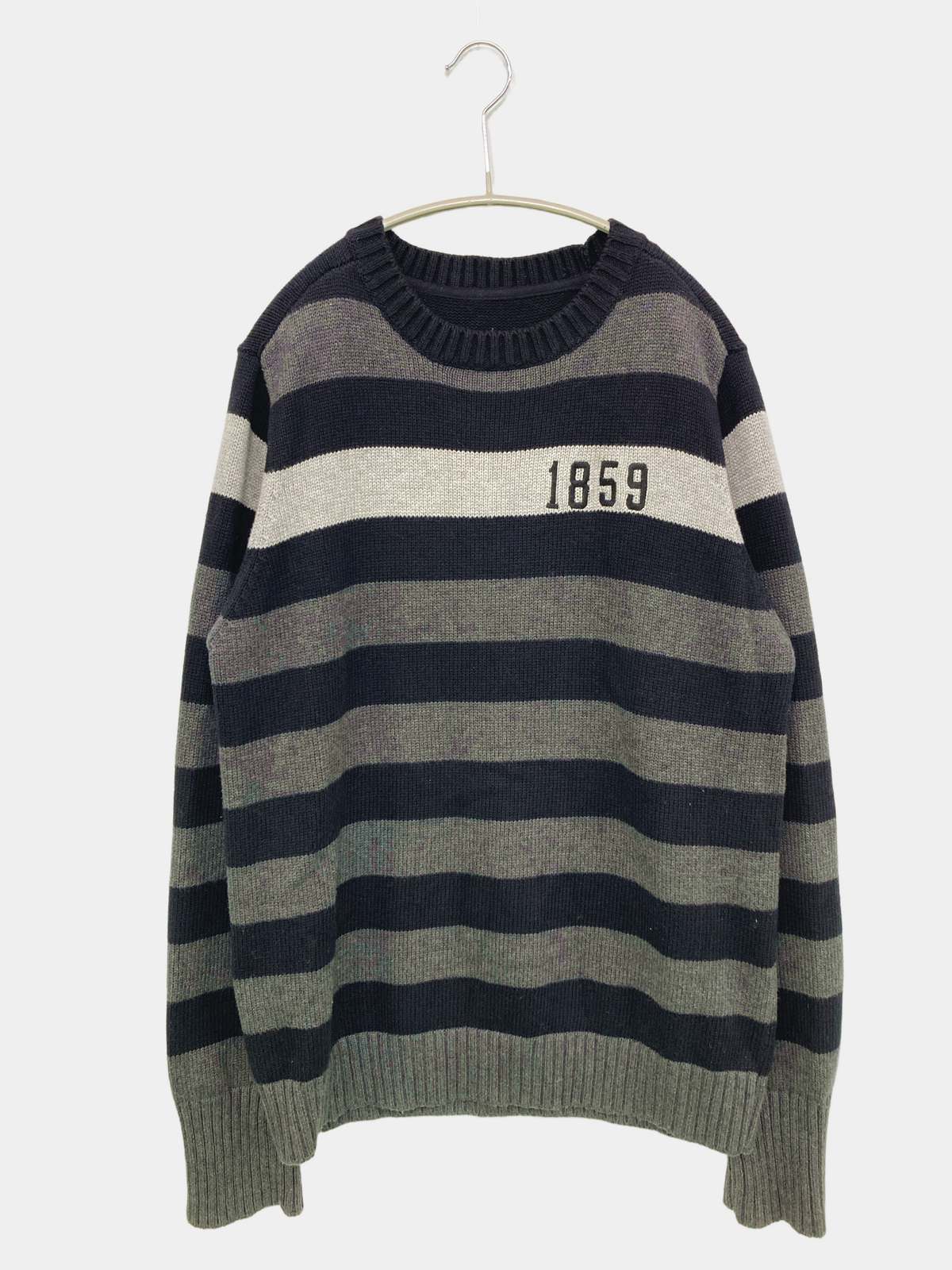 【中古】ELKEX ニット/セーター LARGE グレー レディース