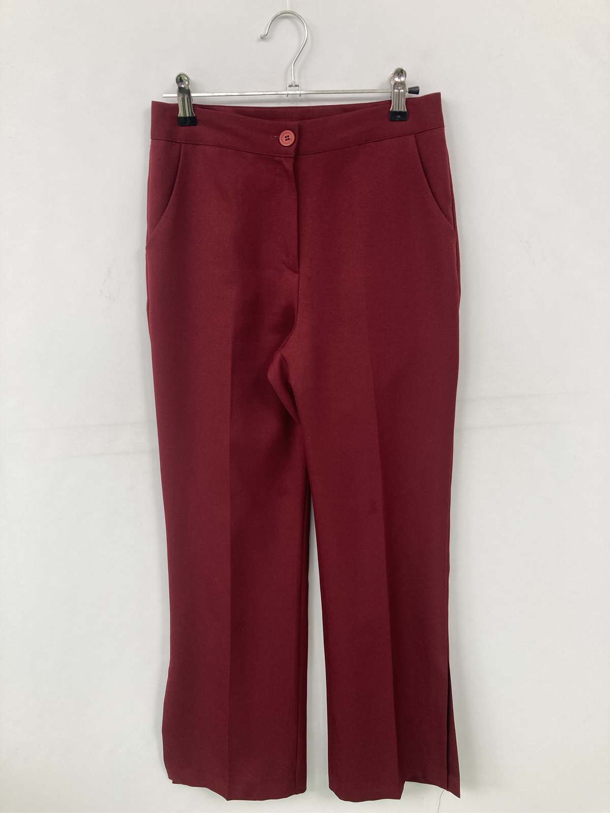 【中古】DHOLIC ディーホリック スラックス S レッド レディース
