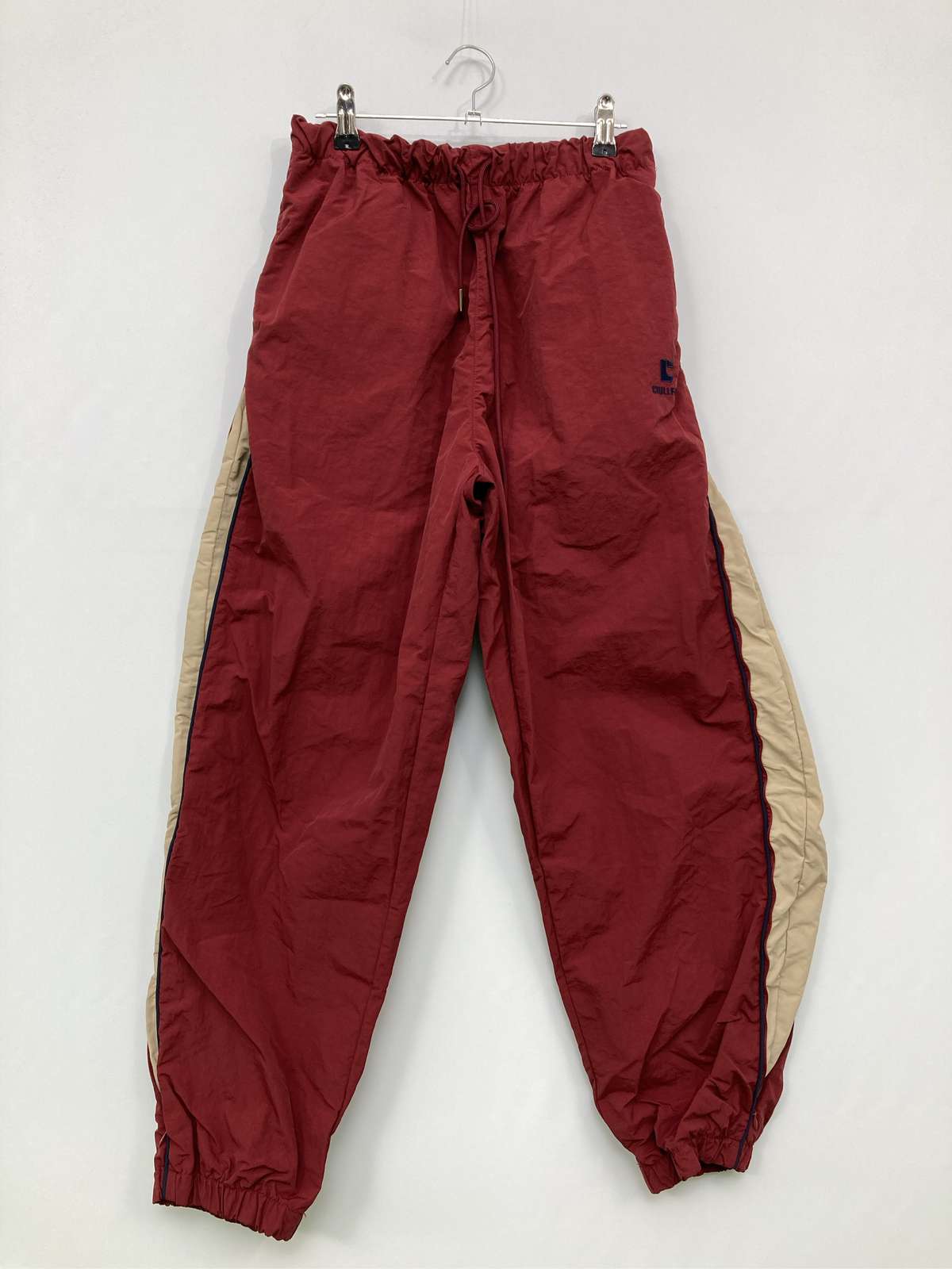 【中古】CHILLFAR チルファー ナイロンパンツ F レッド レディース