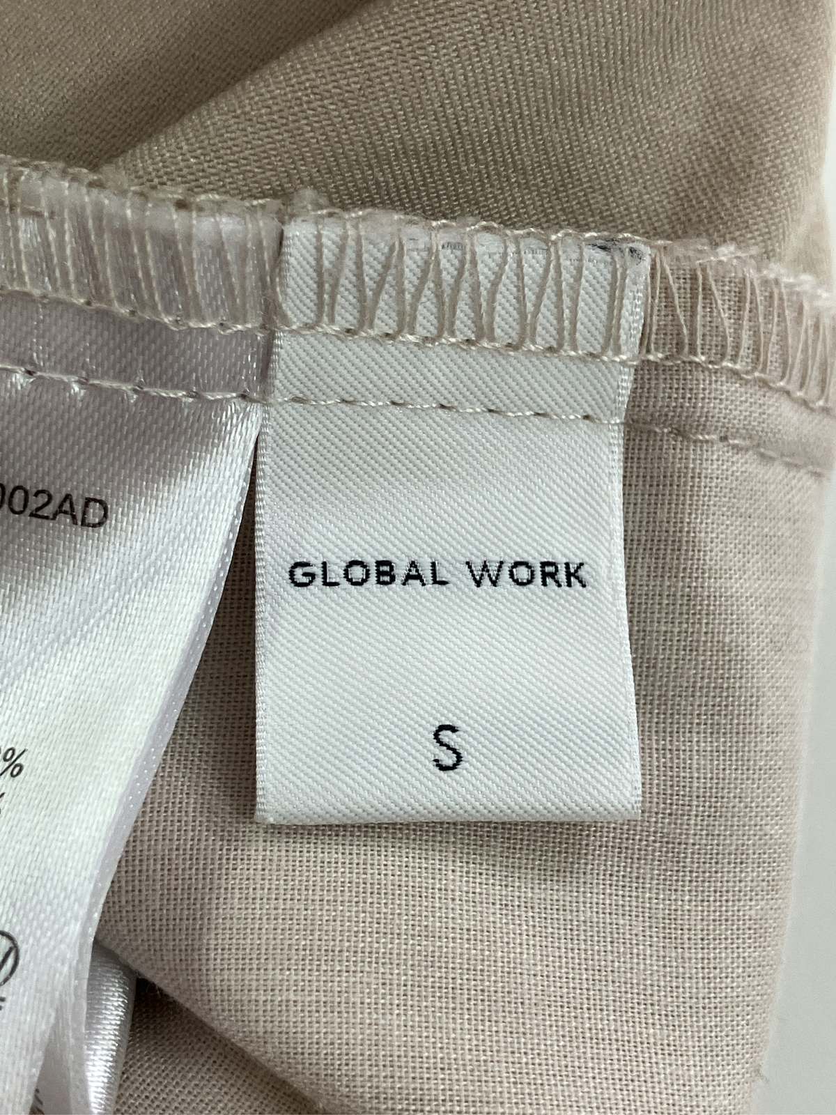 【中古】GLOBAL WORK グローバルワーク チノパンツ S ベージュ フルレングス ナイロン 無地 スタンダード ストレート レギュラー レディース digdig-10062925 digdig 楽天市場店 サンプル画像3