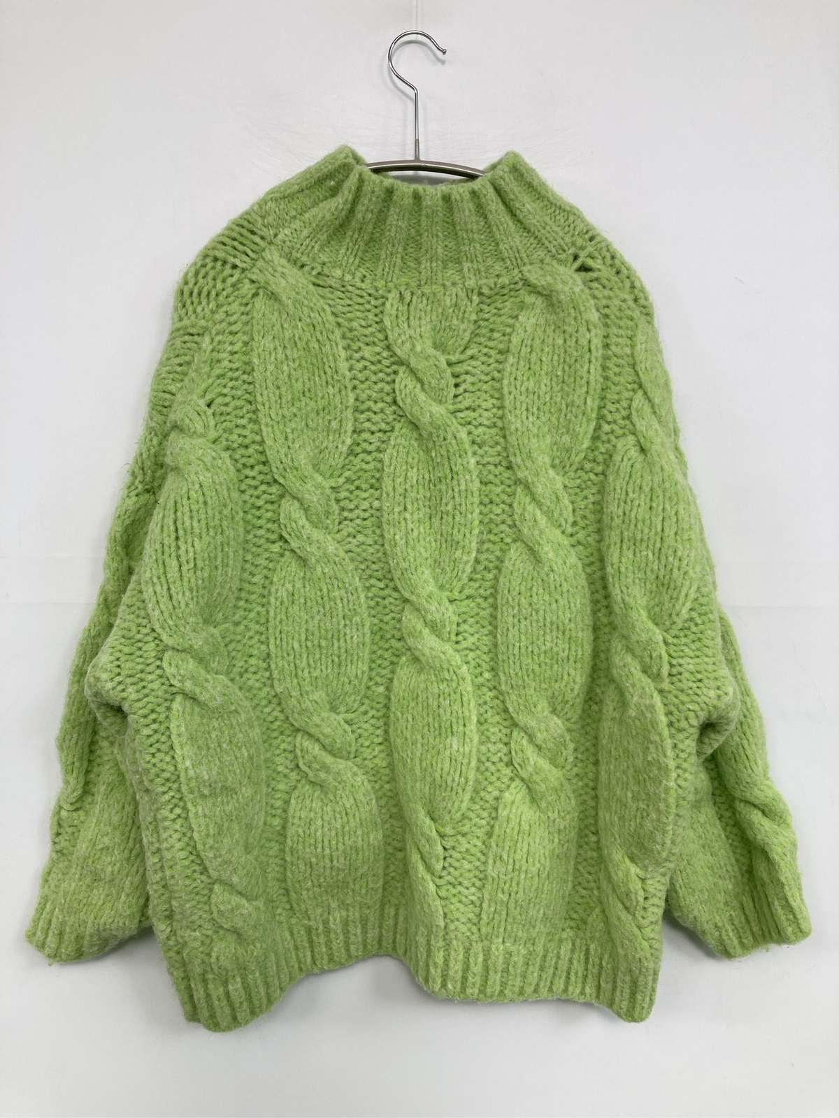 【中古】SHAGGIE シャギー ニット/セーター FREE ライトグリーン レディース
