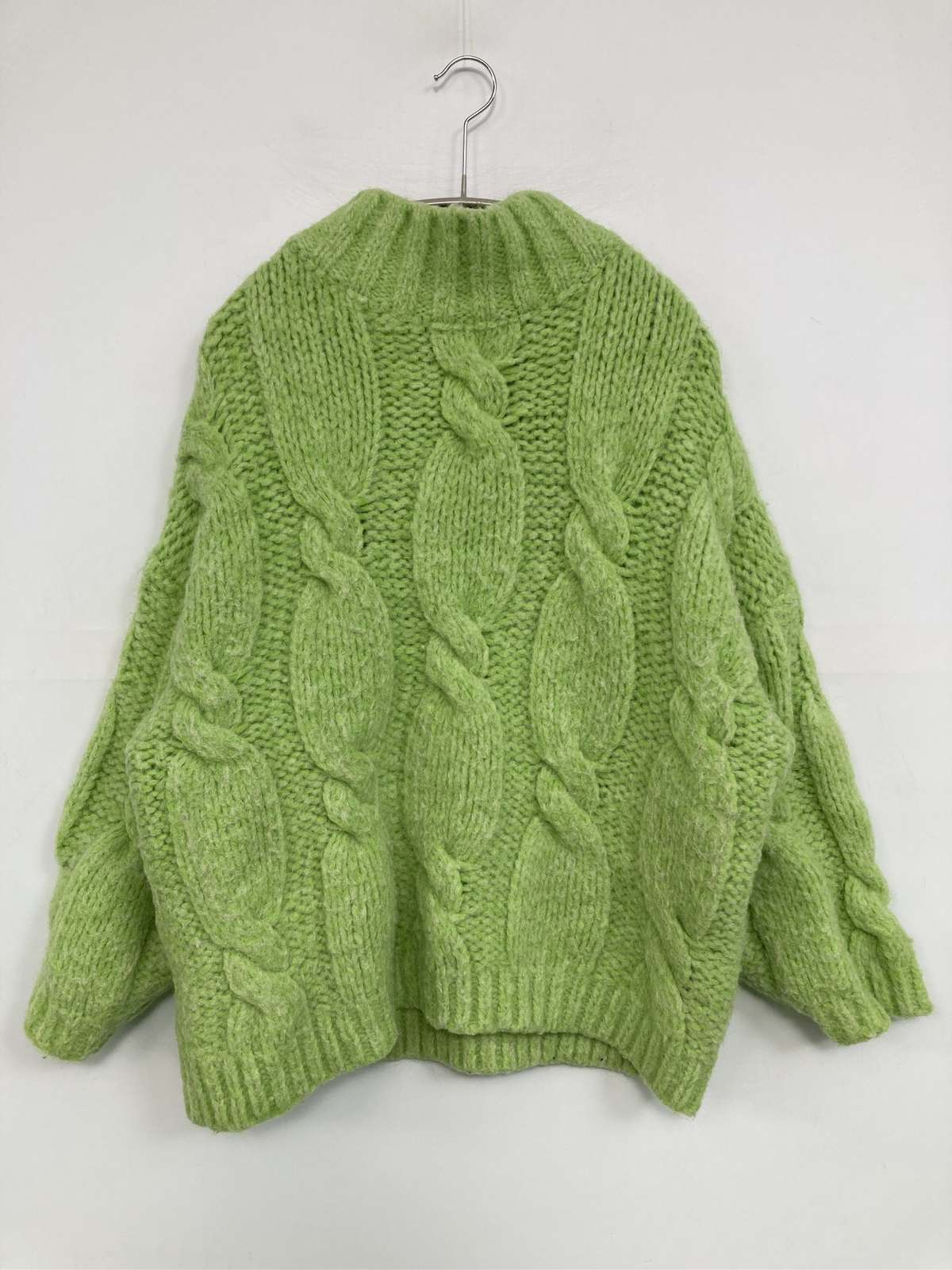 【中古】SHAGGIE シャギー ニット/セーター FREE ライトグリーン レディース
