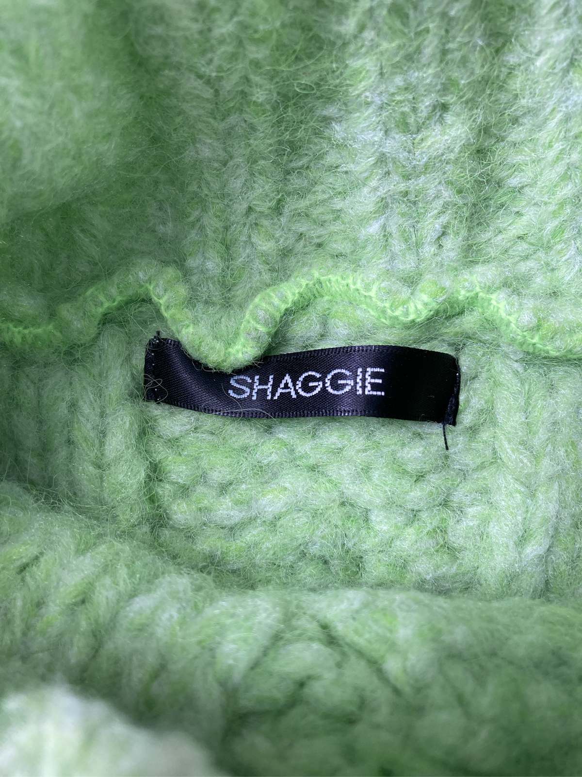 【中古】SHAGGIE シャギー ニット/セーター FREE ライトグリーン レディース