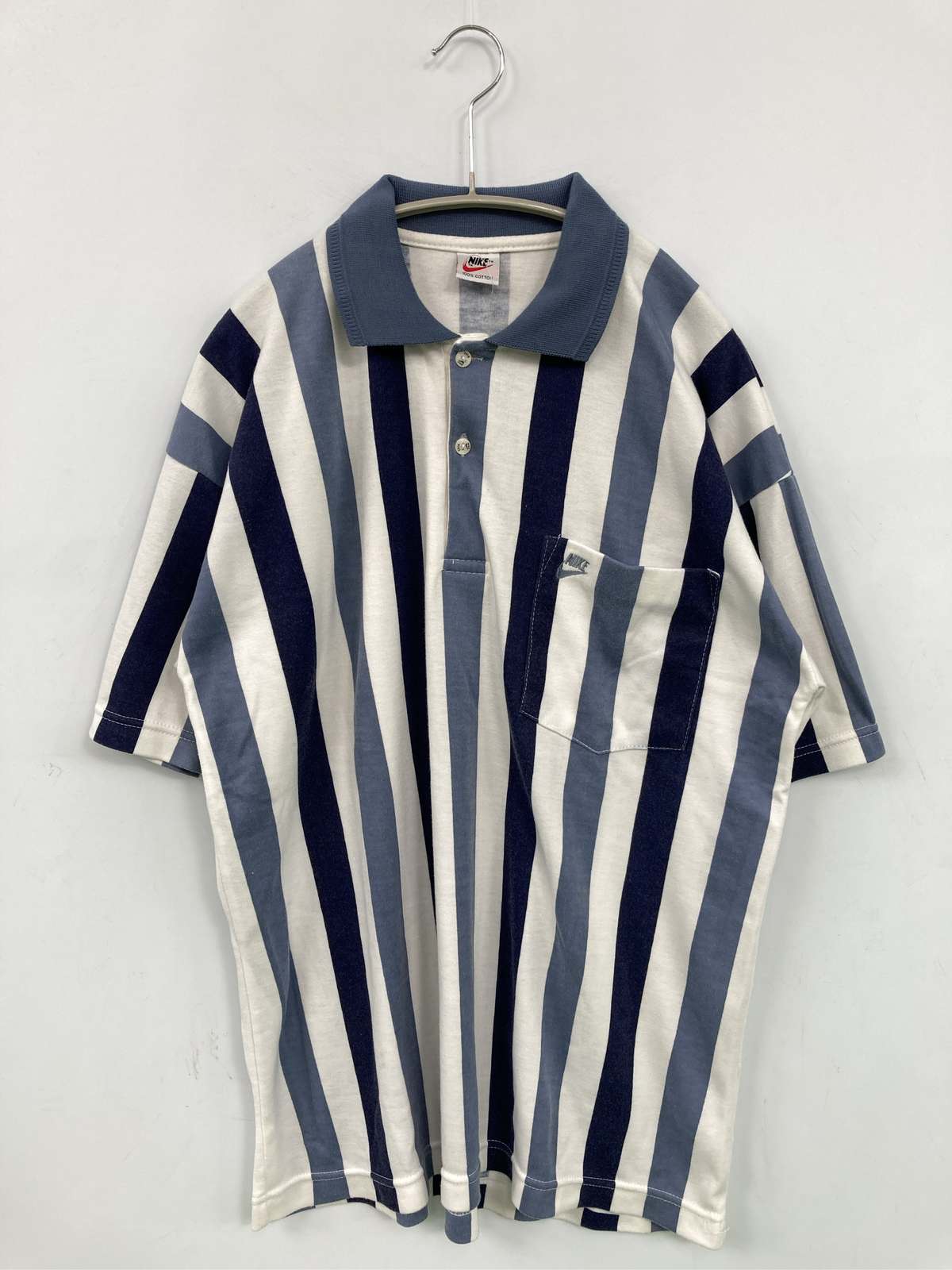 【中古】NIKE ナイキ ポロシャツ ブルー レディース