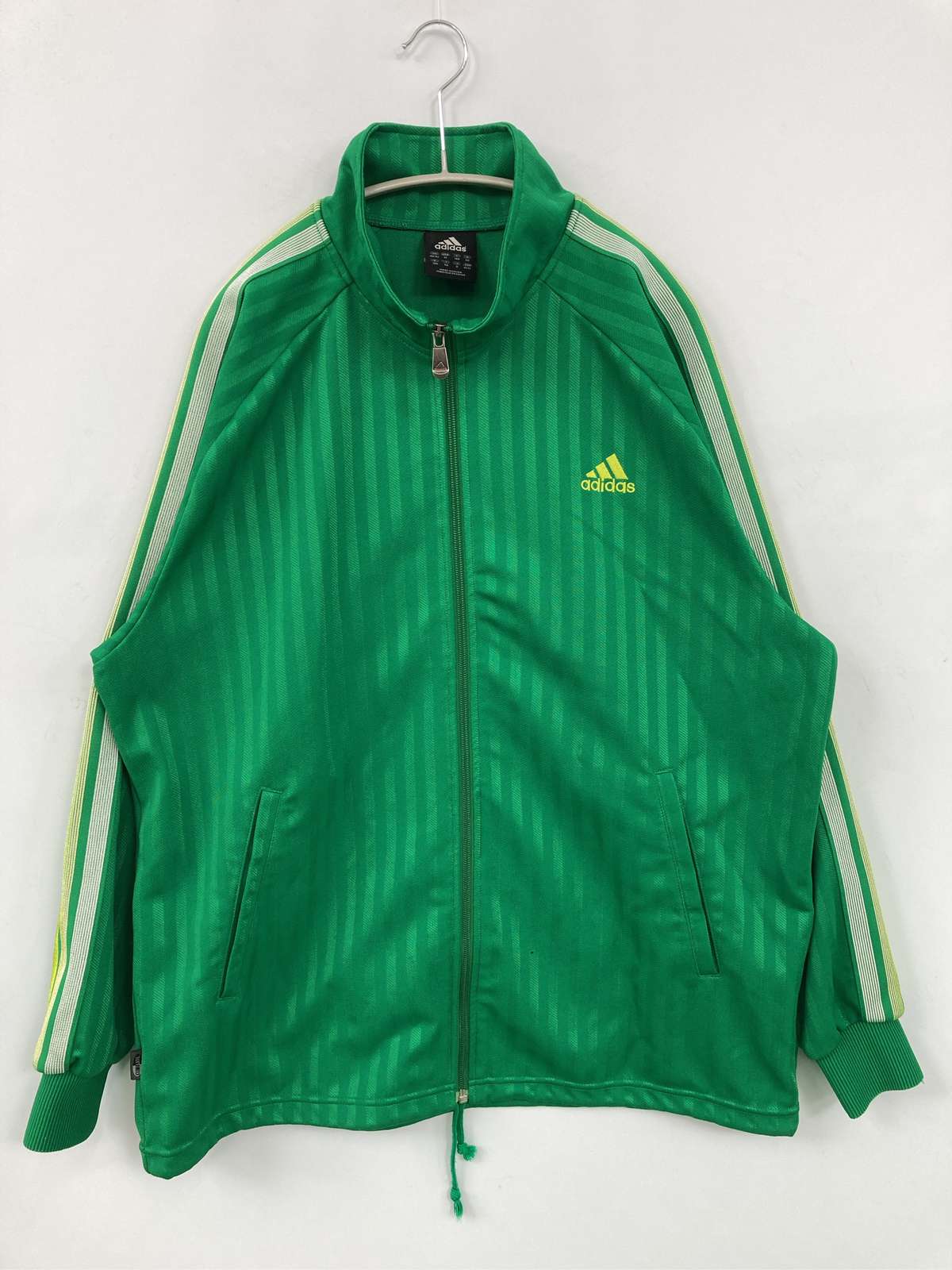 【中古】adidas アディダス ジャージ/トラックジャケット M グリーン メンズ レディース
