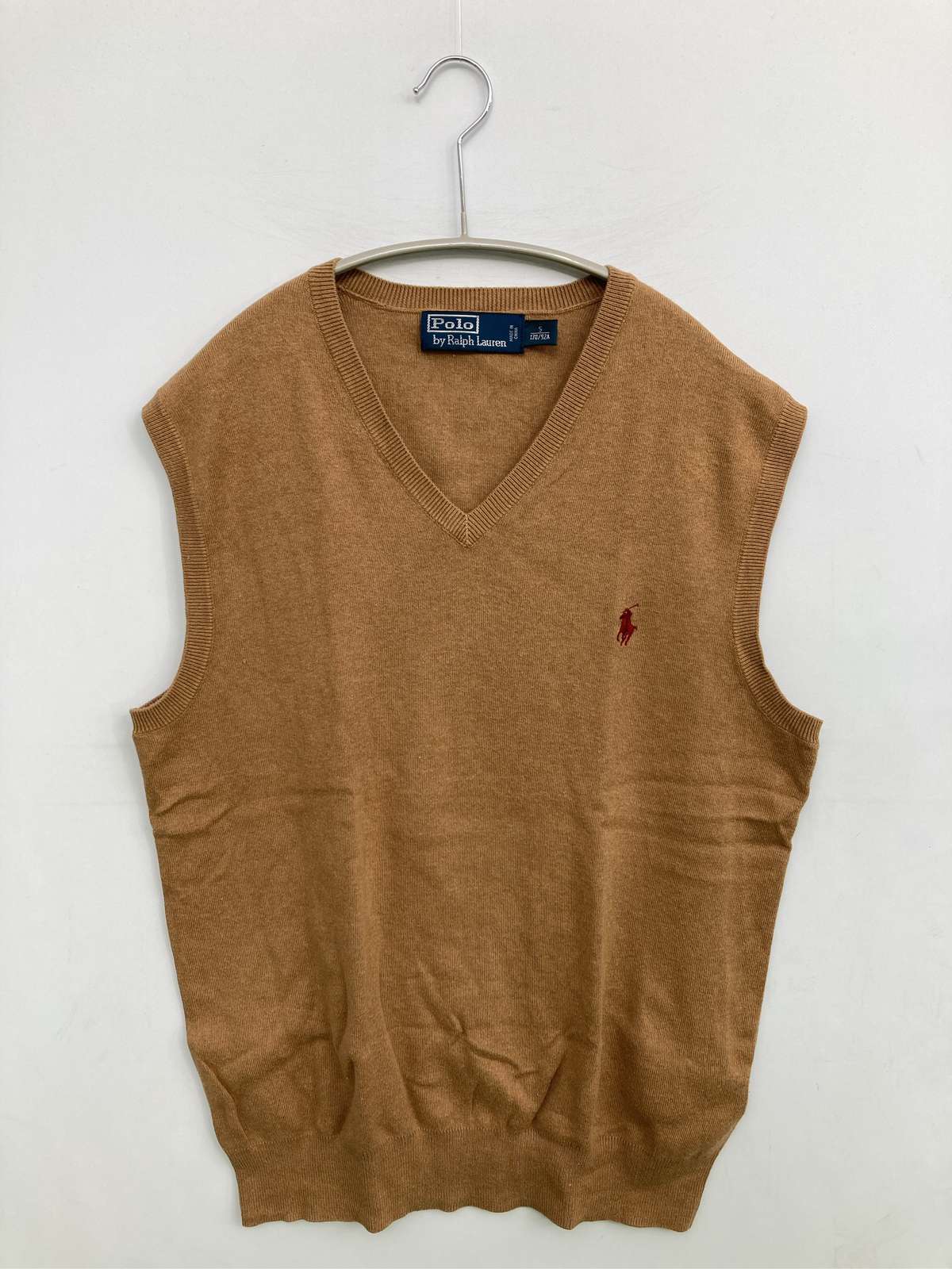 【中古】Polo by Ralph Lauren ポロバイラルフローレン ベスト S ブラウン レディース