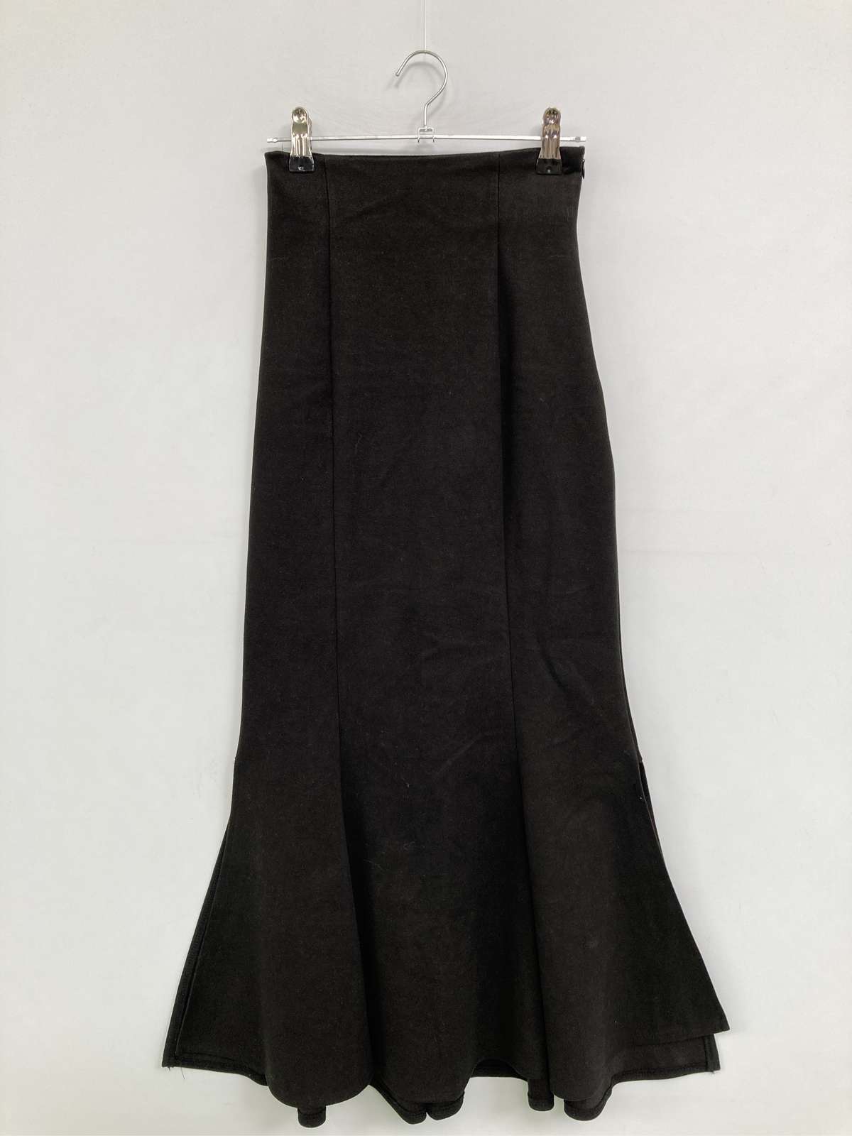 【中古】LAUIR ラウアー ロングスカート M ブラック レディース