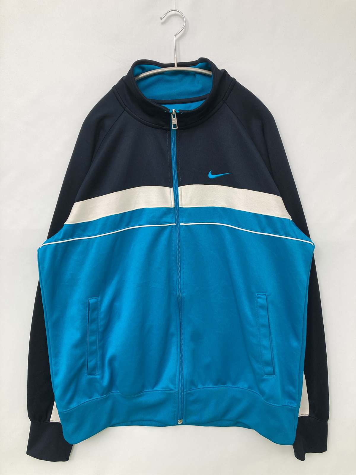 【中古】NIKE ナイキ ジャージ/トラックジャケット XL ブルー メンズ