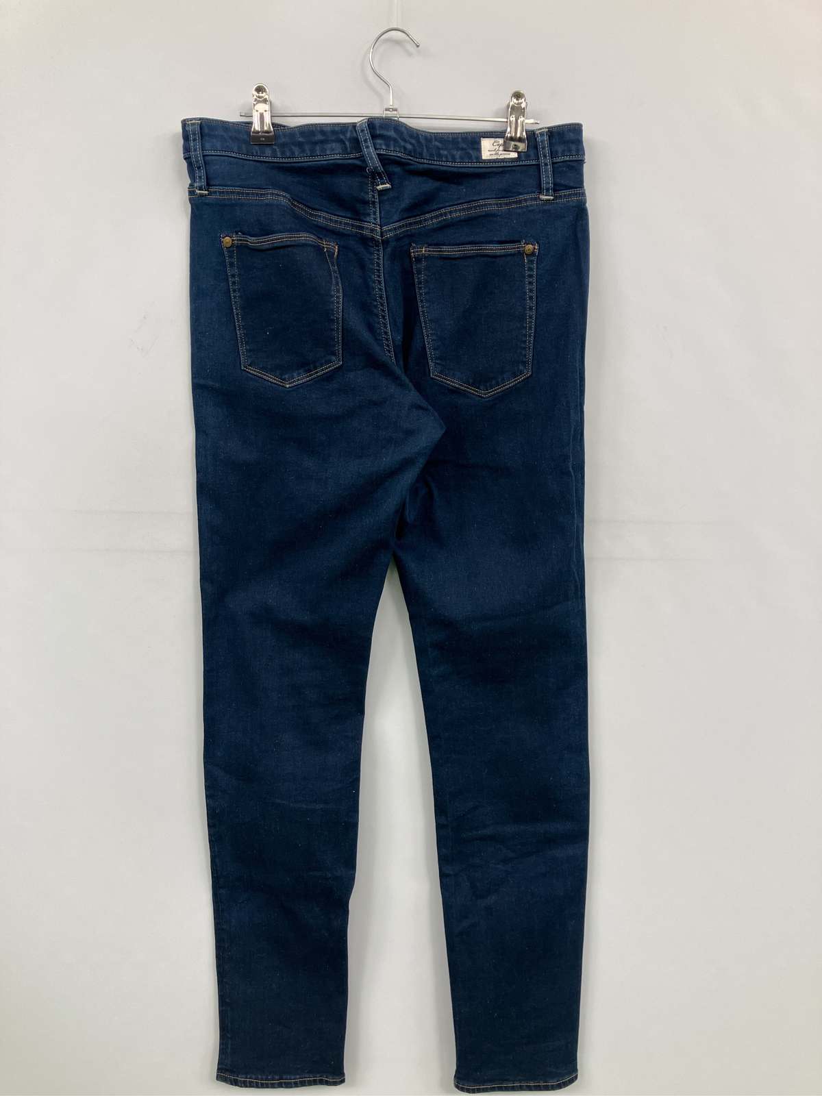 【中古】cepo セポ デニムパンツ L ネイビー フルレングス 無地 スキニー・タイト ...