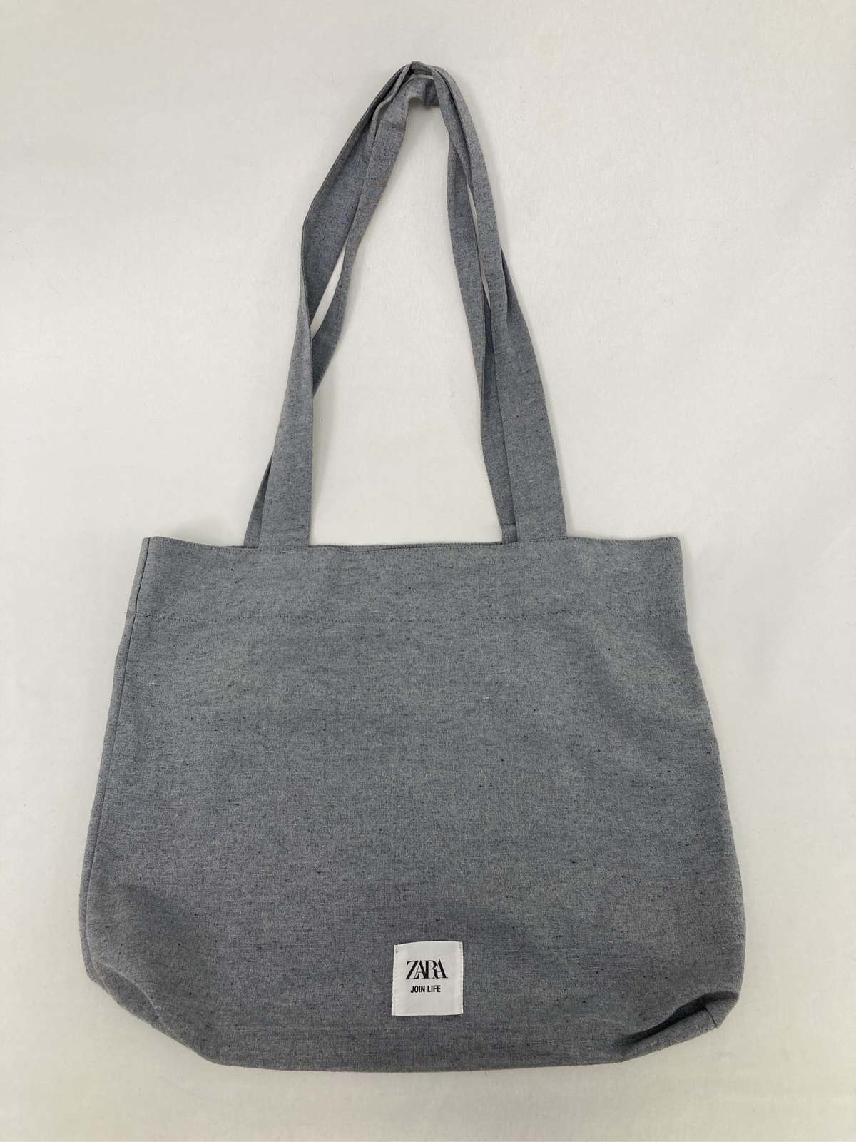 【中古】ZARA ザラ トートバッグ M グレー メンズ レディース