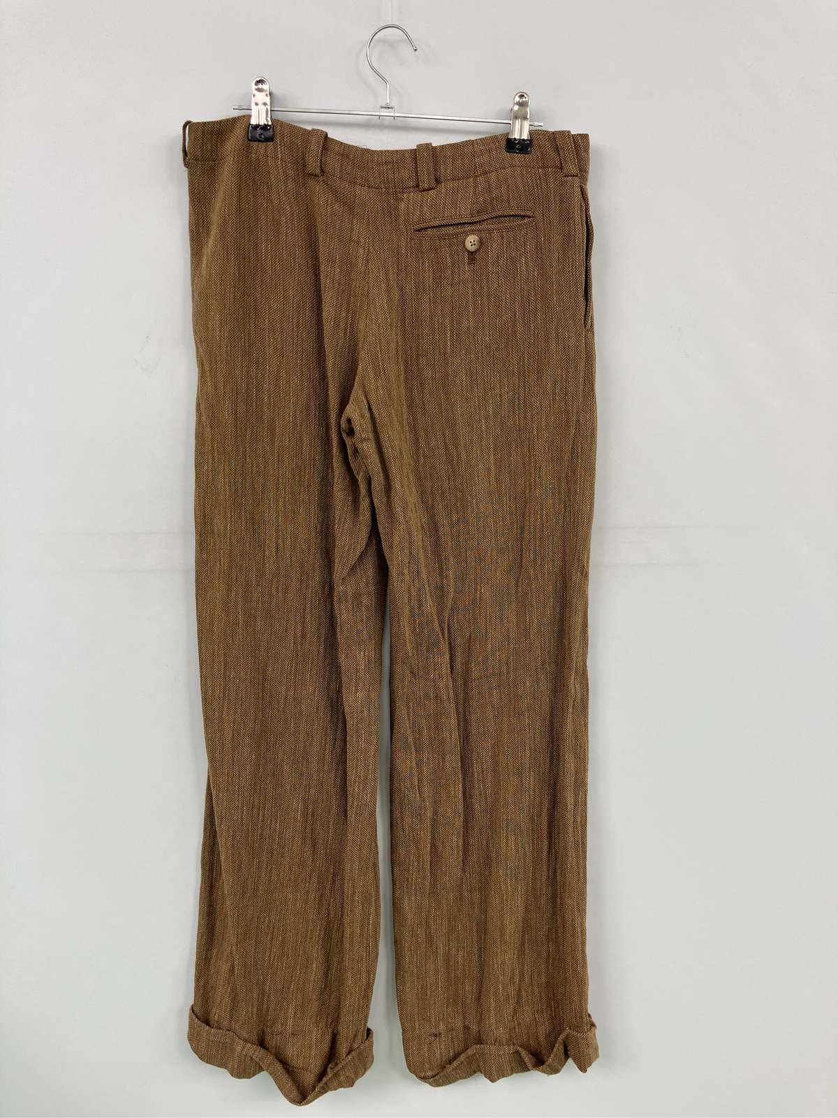 【中古】Ralph Lauren ラルフローレン スラックス 9 ブラウン レディース