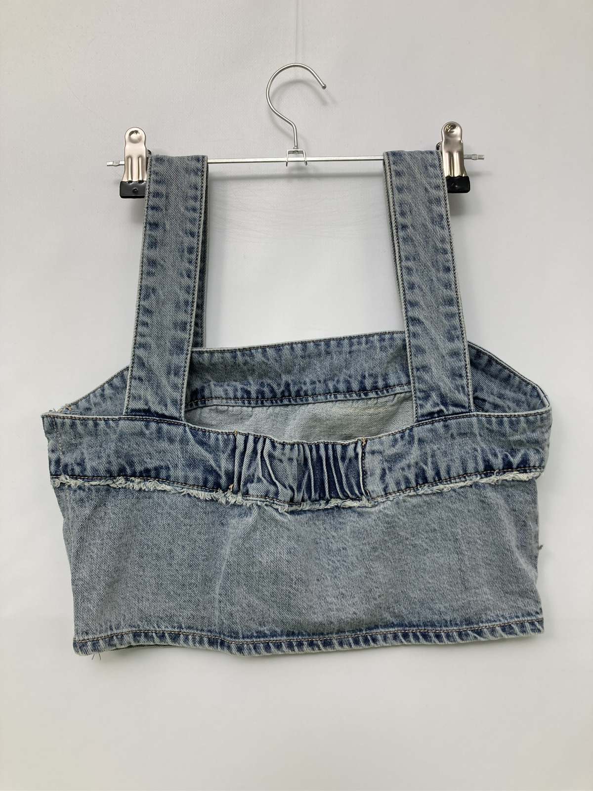 【中古】EMODA エモダ キャミソール M ブルー 無地 カップなし レディース