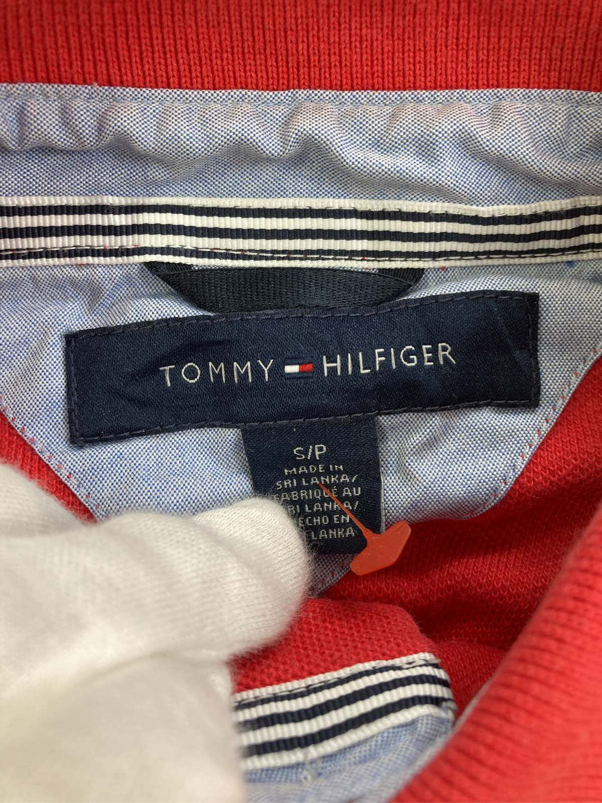 digdig 楽天市場店の【中古】TOMMY HILFIGER トミーヒルフィガー ポロシャツ S/P レッド レディース｜アングル3