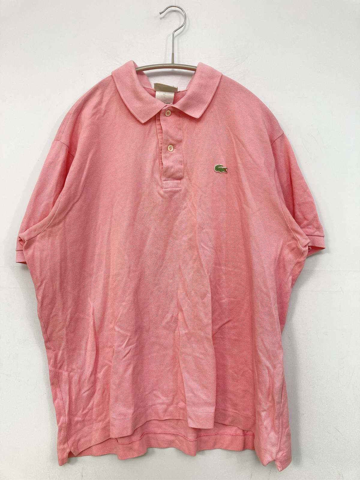 【中古】LACOSTE ラコステ ポロシャツ 6 ピンク メンズ