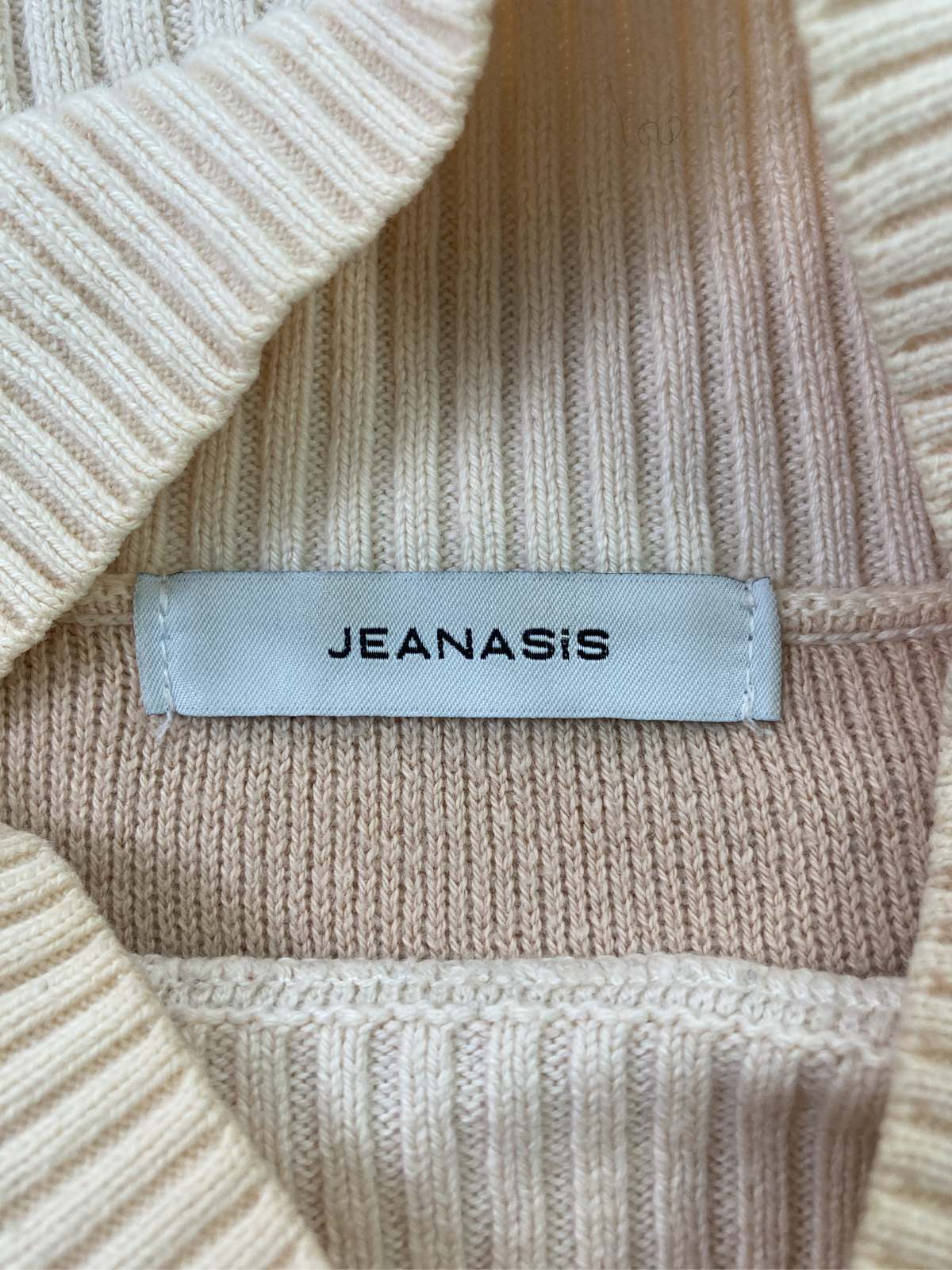 【中古】JEANASIS ジーナシス ニット/セーター F ホワイト レディース