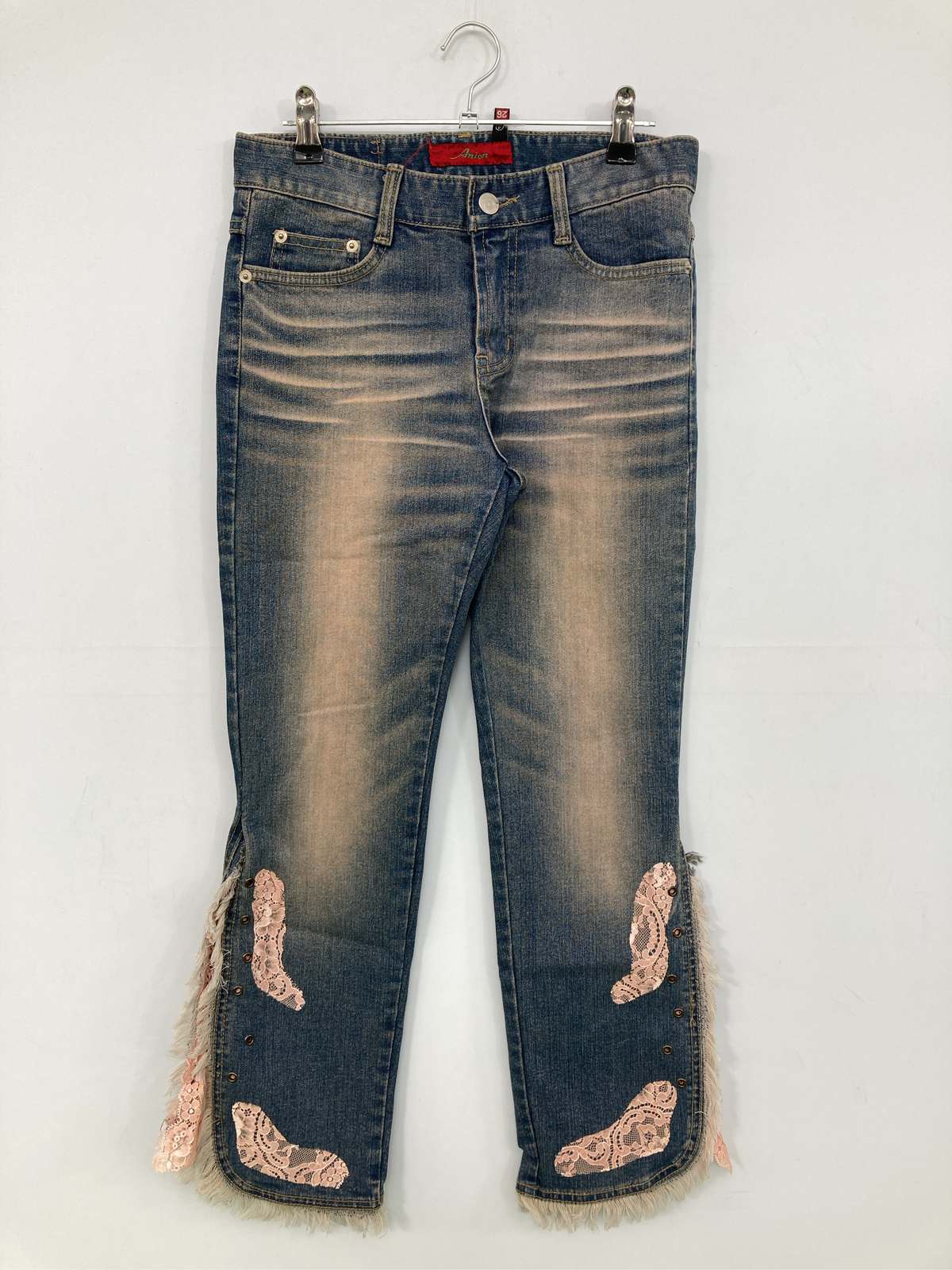 【中古】Anion デニムパンツ 26 ブルー レディース