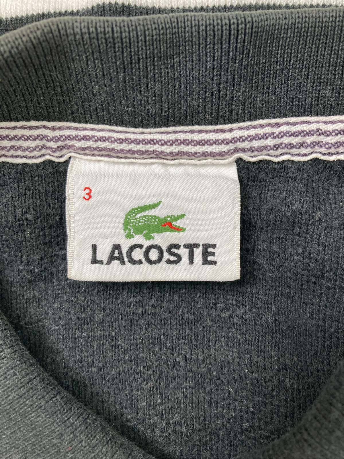 digdig 楽天市場店の【中古】LACOSTE ラコステ ポロシャツ 3 ブラック レディース｜アングル3