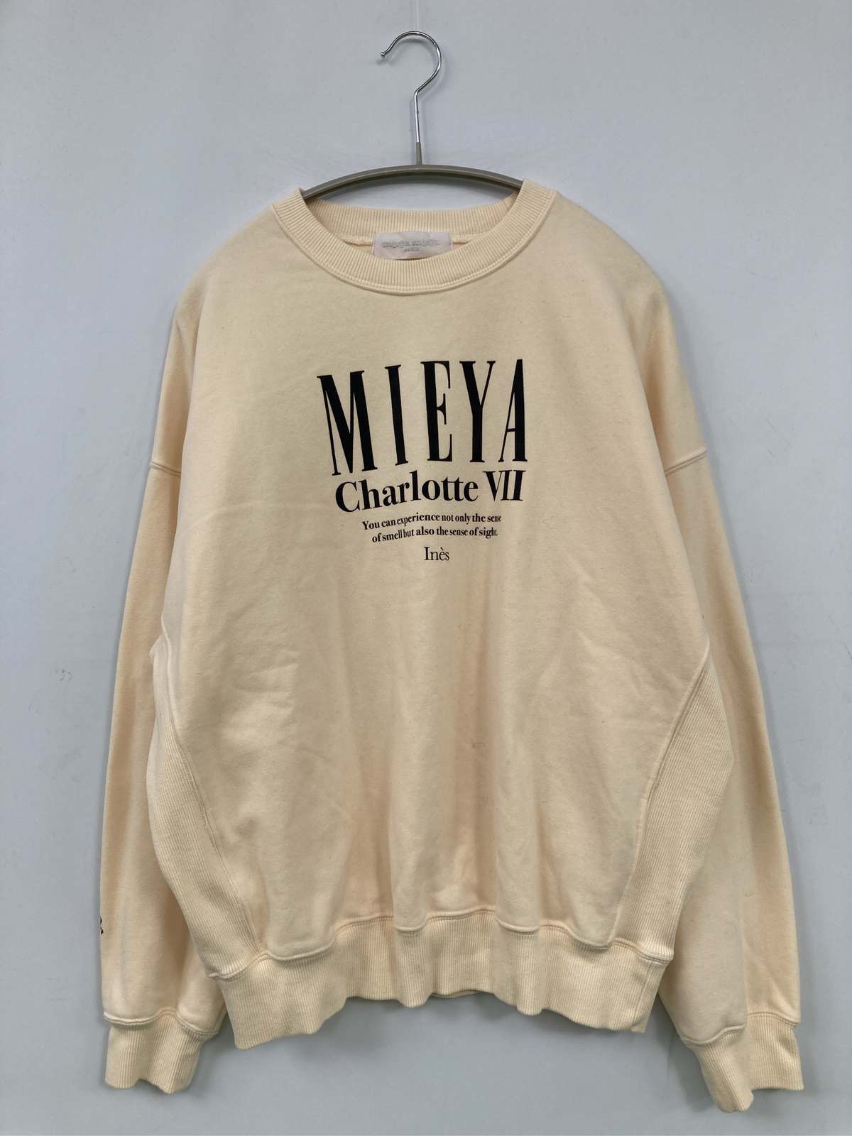 【中古】mieya mieya ミーヤミーヤ スウェット F アイボリー レディース