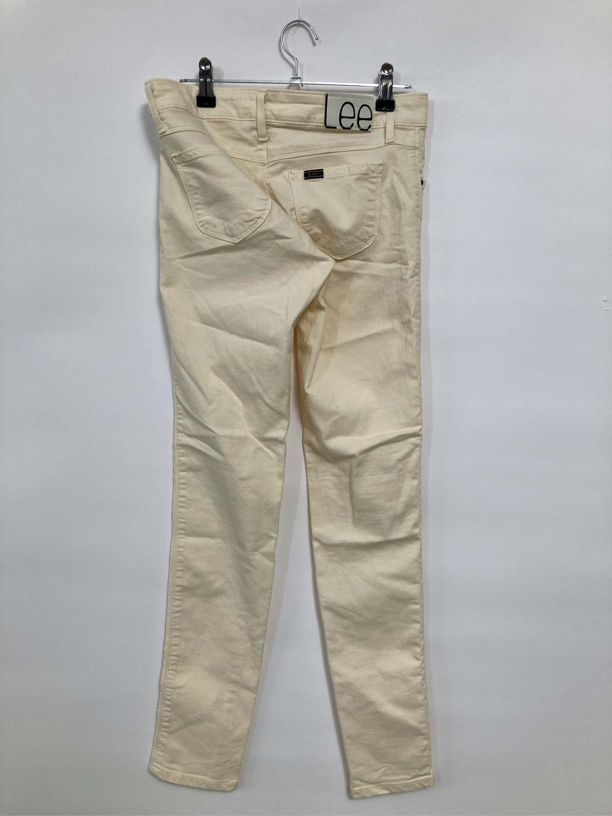 【中古】Lee リー パンツ S アイボリー レディース