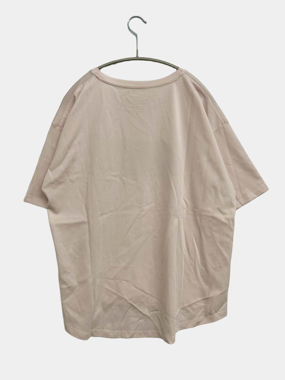 【中古】GLOBAL WORK グローバルワーク Tシャツ/カットソー L ピンク 無地 ワンポイント ミドル丈 半袖 クルーネック(丸首) レディース digdig-10070275 digdig 楽天市場店 サンプル画像2