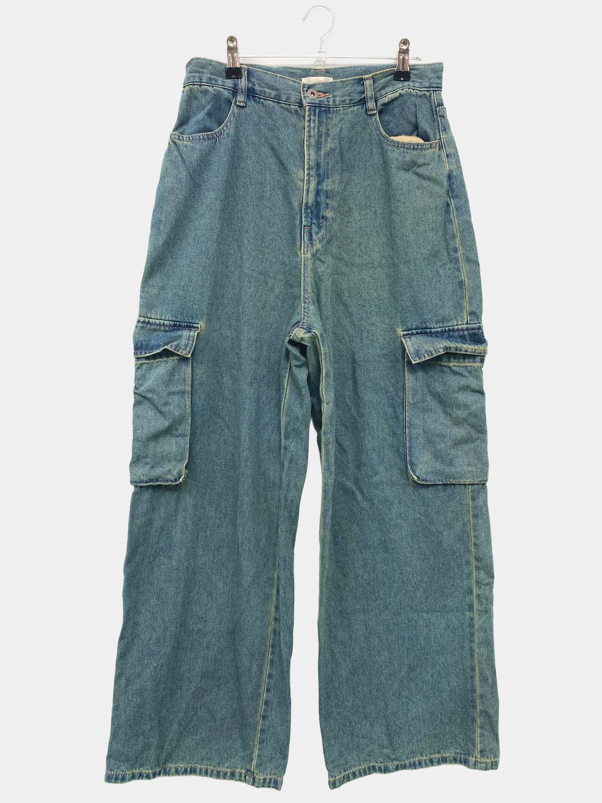 【中古】apres jour mignon アプレジュールミニョン デニムパンツ M ブルー メンズ レディース