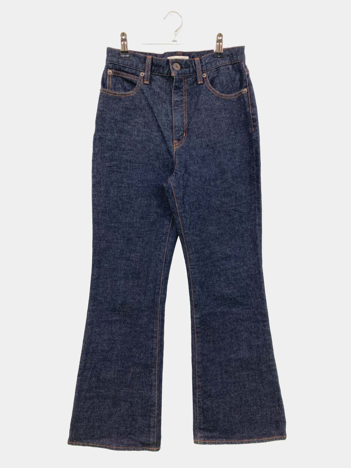 【中古】MOUSSY マウジー デニムパンツ 27 ネイビー レディース