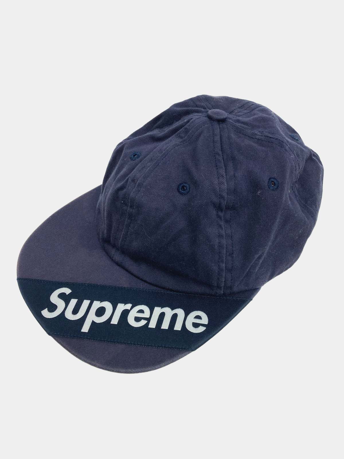 楽天市場】supreme キャップ ネイビーの通販