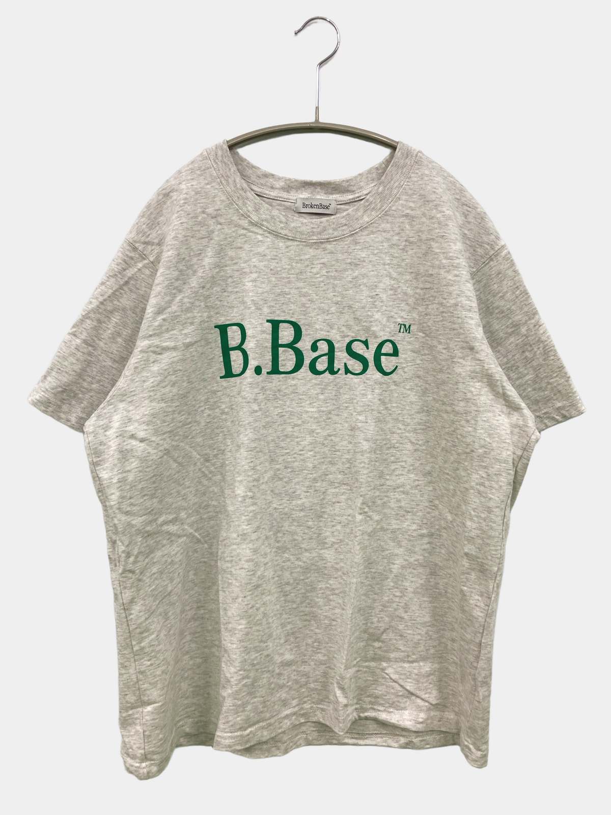 【中古】BrokenBase ブロークンベース Tシャツ/カットソー S グレー レディース