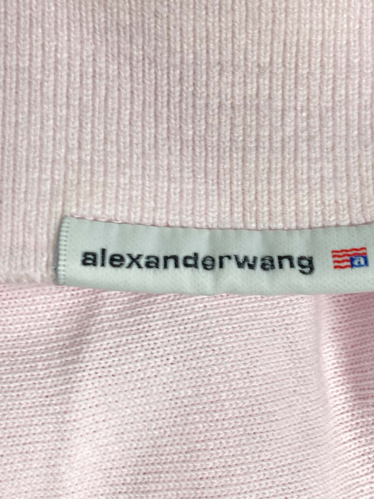 digdig 楽天市場店の【中古】Alexander Wang アレキサンダーワン ポロシャツ S ピンク 無地 ブランドロゴ 長袖 レディース｜アングル3
