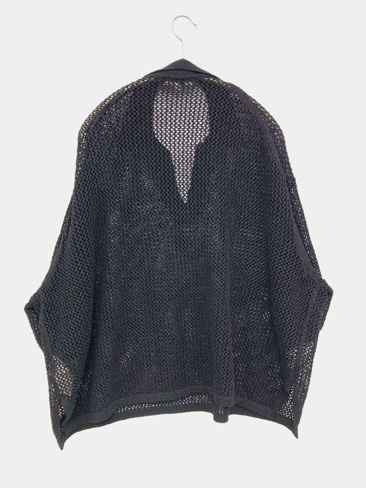 【中古】GLOBAL WORK グローバルワーク ニット/セーター L ブラック ニット 無地 ミドル丈 半袖 Vネック レディース digdig-10066756 digdig 楽天市場店 サンプル画像2