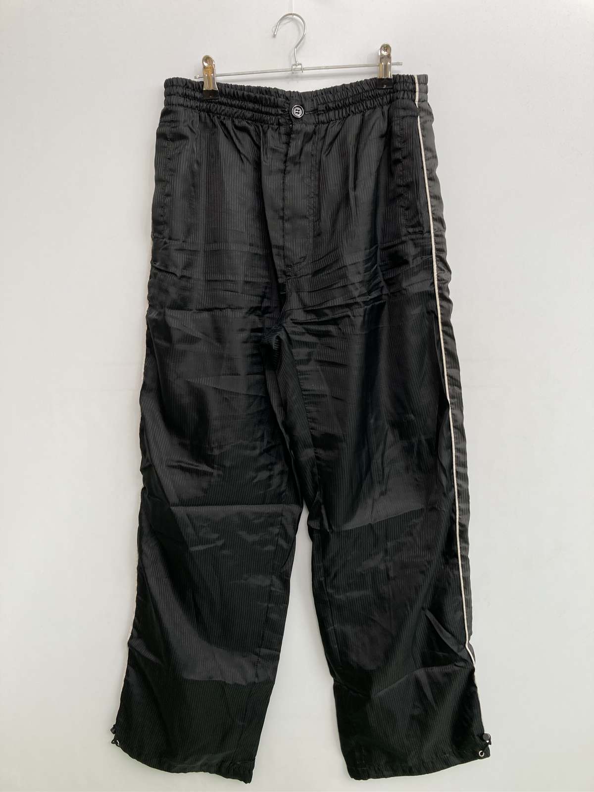 【中古】ナイロンパンツ LL ブラック メンズ