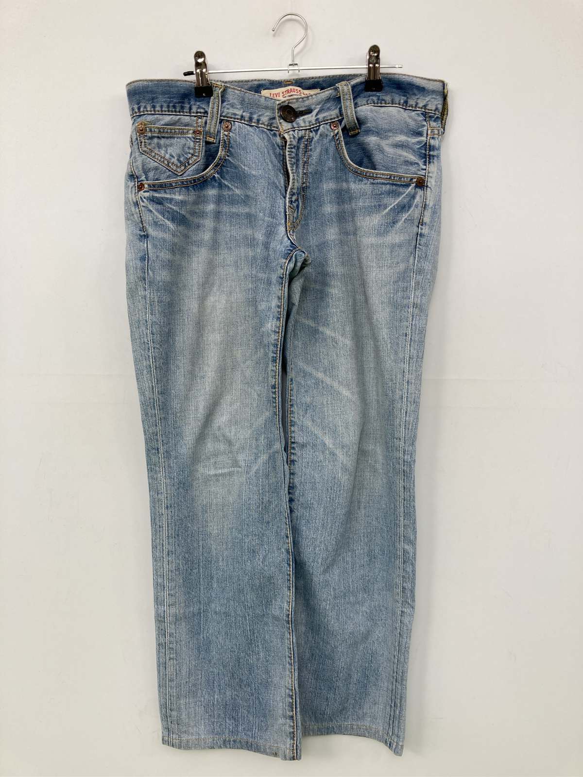 【中古】LEVI STRAUSS & CO. リーバイストラウスアンドカンパニー デニムパンツ 31インチ スカイブルー レディース