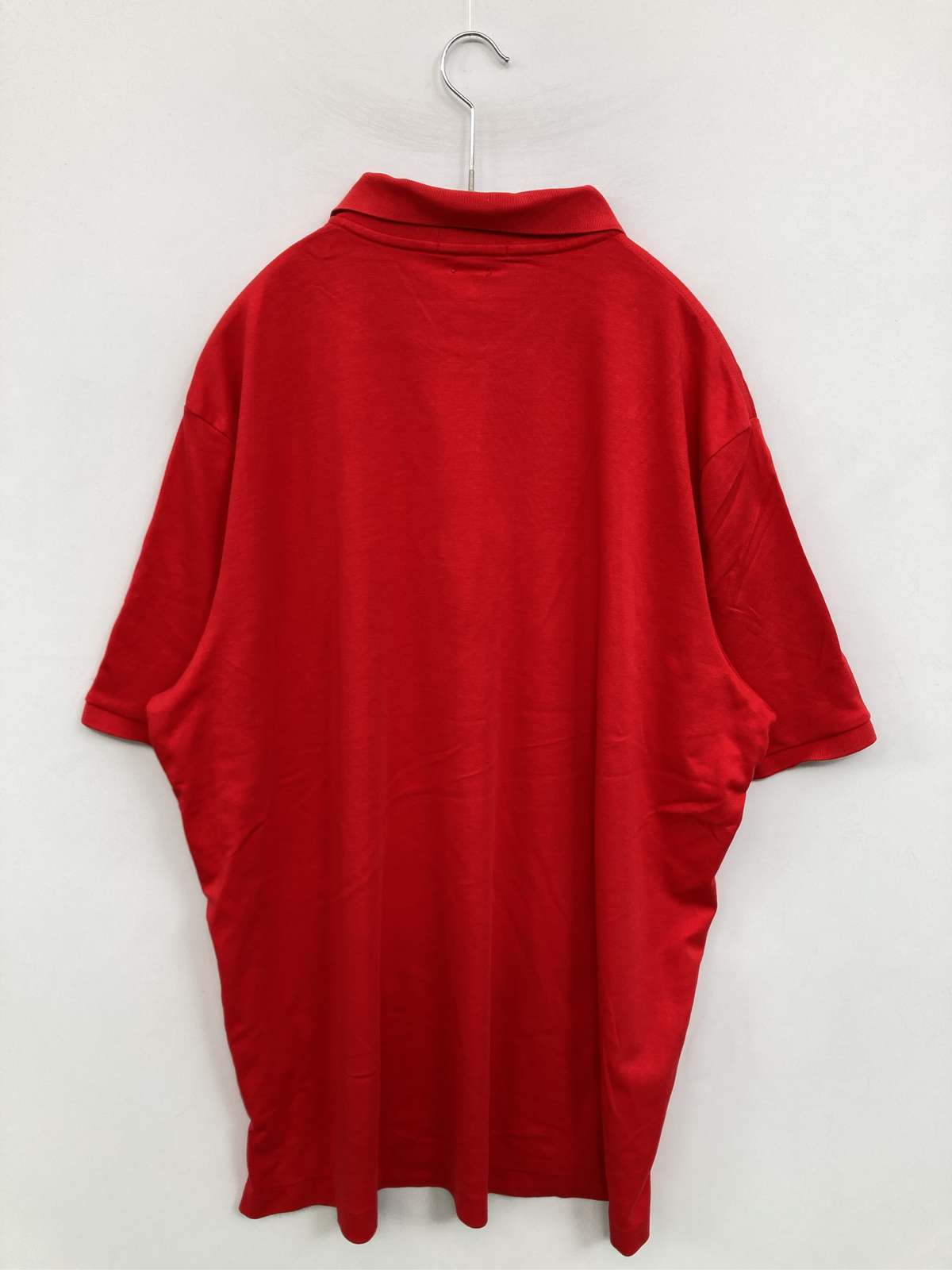 【中古】Polo Ralph Lauren ポロラルフローレン ポロシャツ XL レッド 無地 ワンポ...