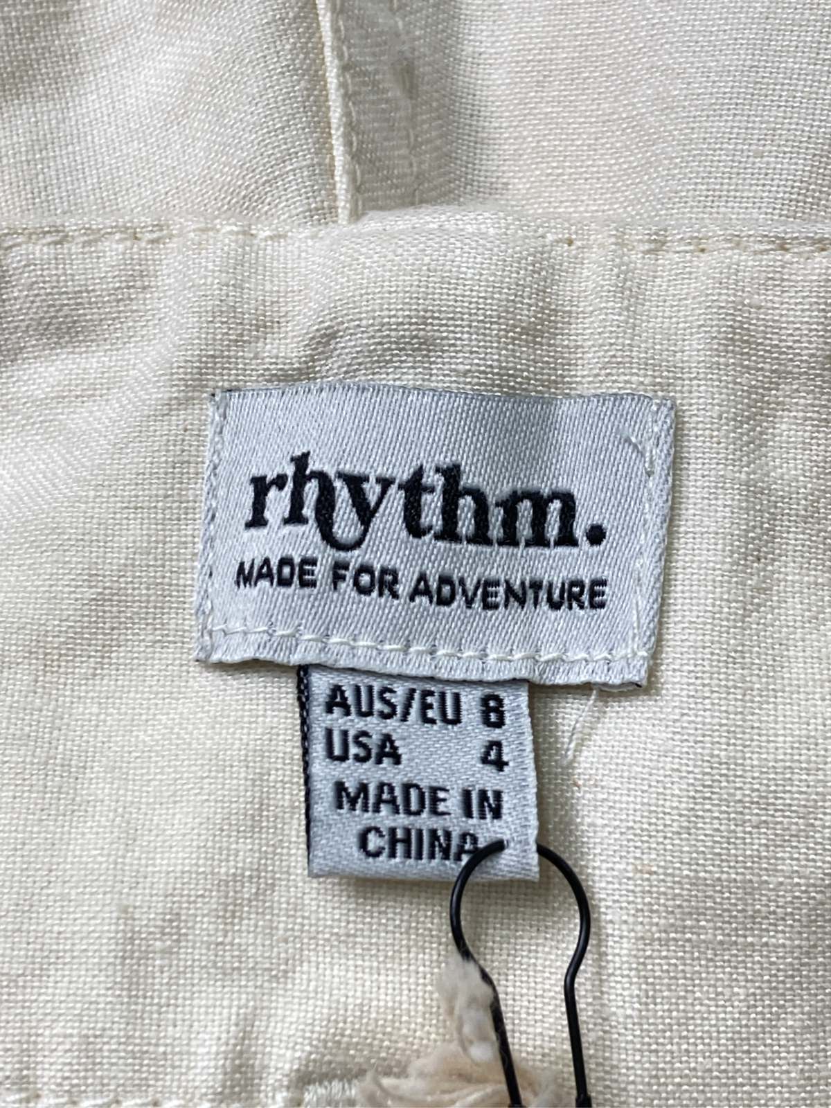 【中古】rhythm. パンツ AUS/EU 8, USA 4 アイボリー レディース