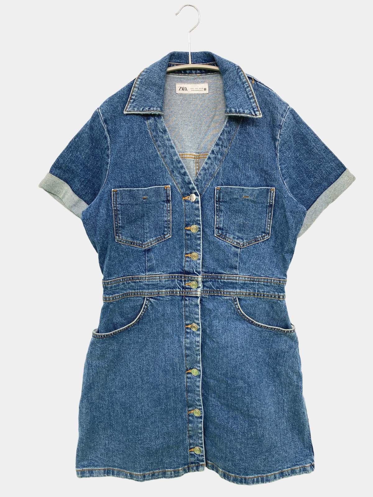 楽天市場】ZARA デニム（ワンピース｜レディースファッション）の通販