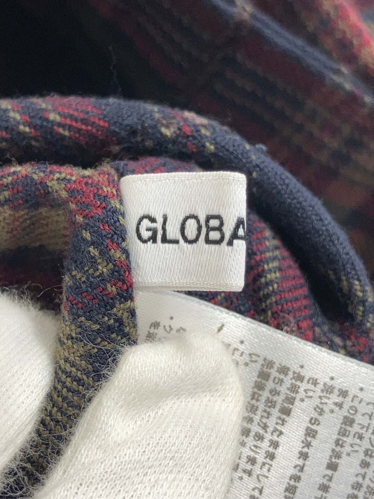 【中古】GLOBAL WORK グローバルワーク シャツ/ブラウス F レッド コットン チェック柄 ミドル丈 長袖 レギュラーカラー レディース ブランド古着 digdig-10085770 digdig 楽天市場店 サンプル画像3