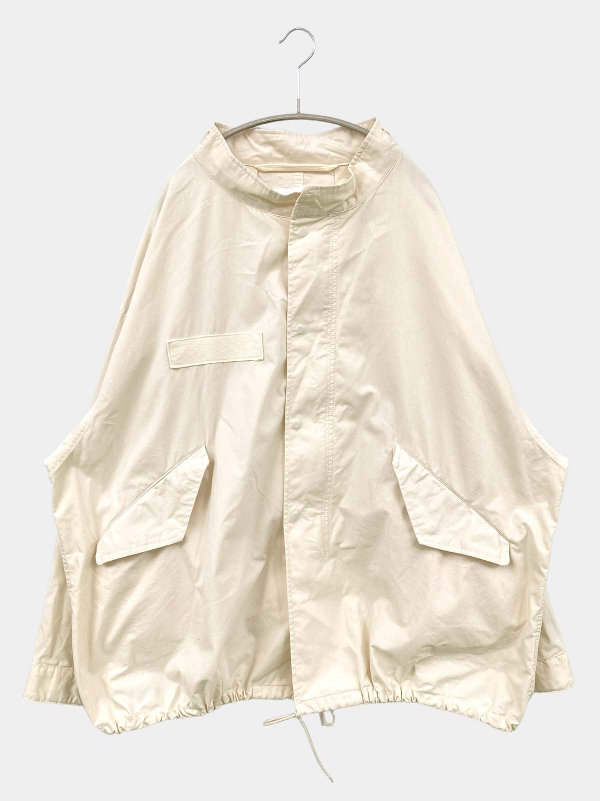 【中古】FREAK'S STORE フリークスストア シャツ/ブラウス F ホワイト コットン ナイロン 無地 ミドル丈 スタンドカラー 長袖 レディース