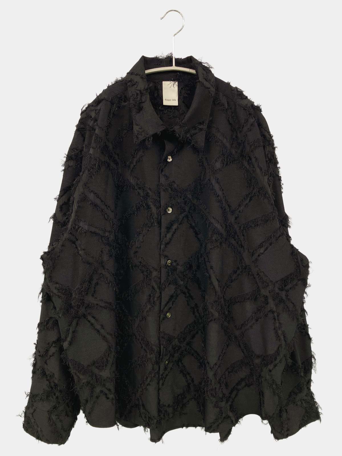 メンズ 60%OFF 新品 ショート丈 Pコート M ブラック CASPER JOHN