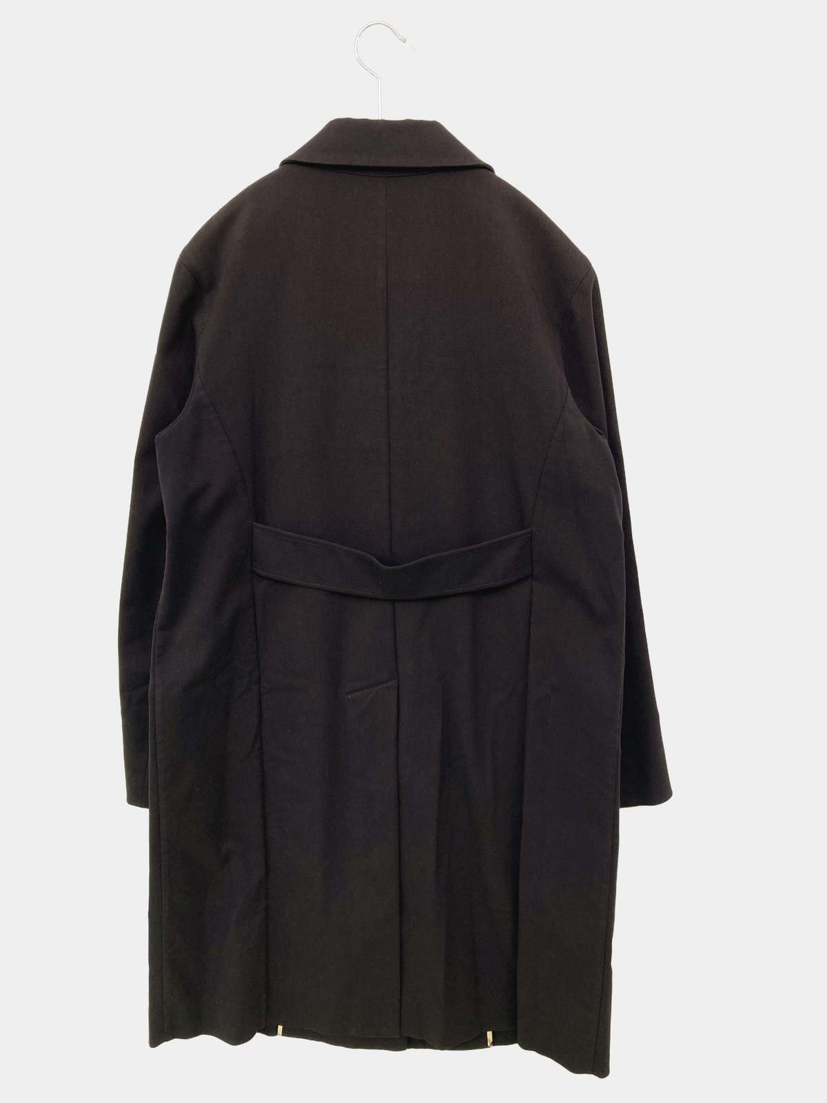 中古 BURBERRY バーバリー ステンカラーコート 38 ブラック 無地 ロング丈 フードなし レディース digdig-10072129 digdig 楽天市場店 サンプル画像2