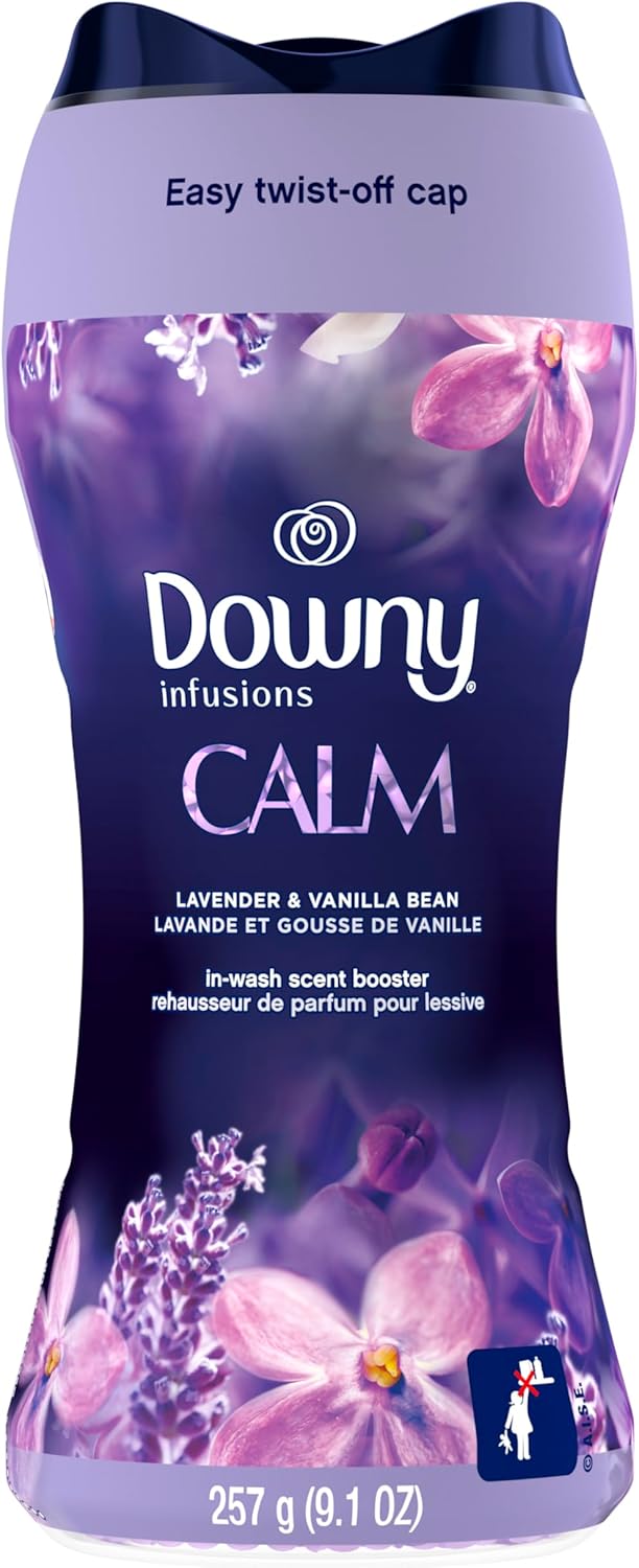Rakuten - 【訳あり】Downy ダウニー インフュージョン ビーズ 衣類の香りづけ専用 香りのブースター カーム (ラベンダーとバニラビーンをアクセントにした心地良いハーブ調の香り) 257g 4904740665283