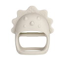 【訳あり】ベビー 歯固め 安心素材 ベビートイ ファーストトイ 新生児 2か月 3か月 歯がため 赤ちゃん かわいい BPAフリー 指しゃぶり 洗える 消毒可 X0019VHRQJ ディノ グレージュ