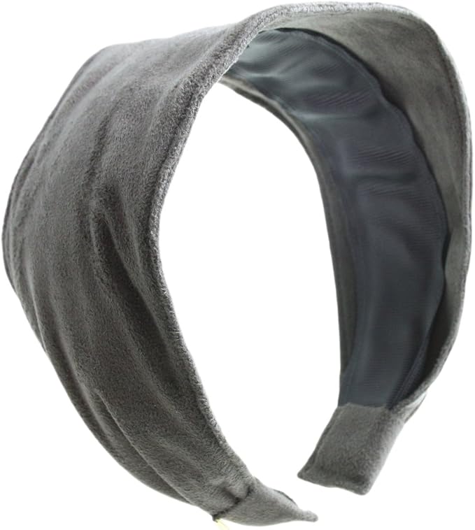 【訳あり】ヴァンテーヌ VINGTAINE スエード調 ワイド カチューシャ 秋冬 ヘアアクセサリー 幅広 シンプル HK-162-GY- グレー X000DHF2RV B01850L2WG
