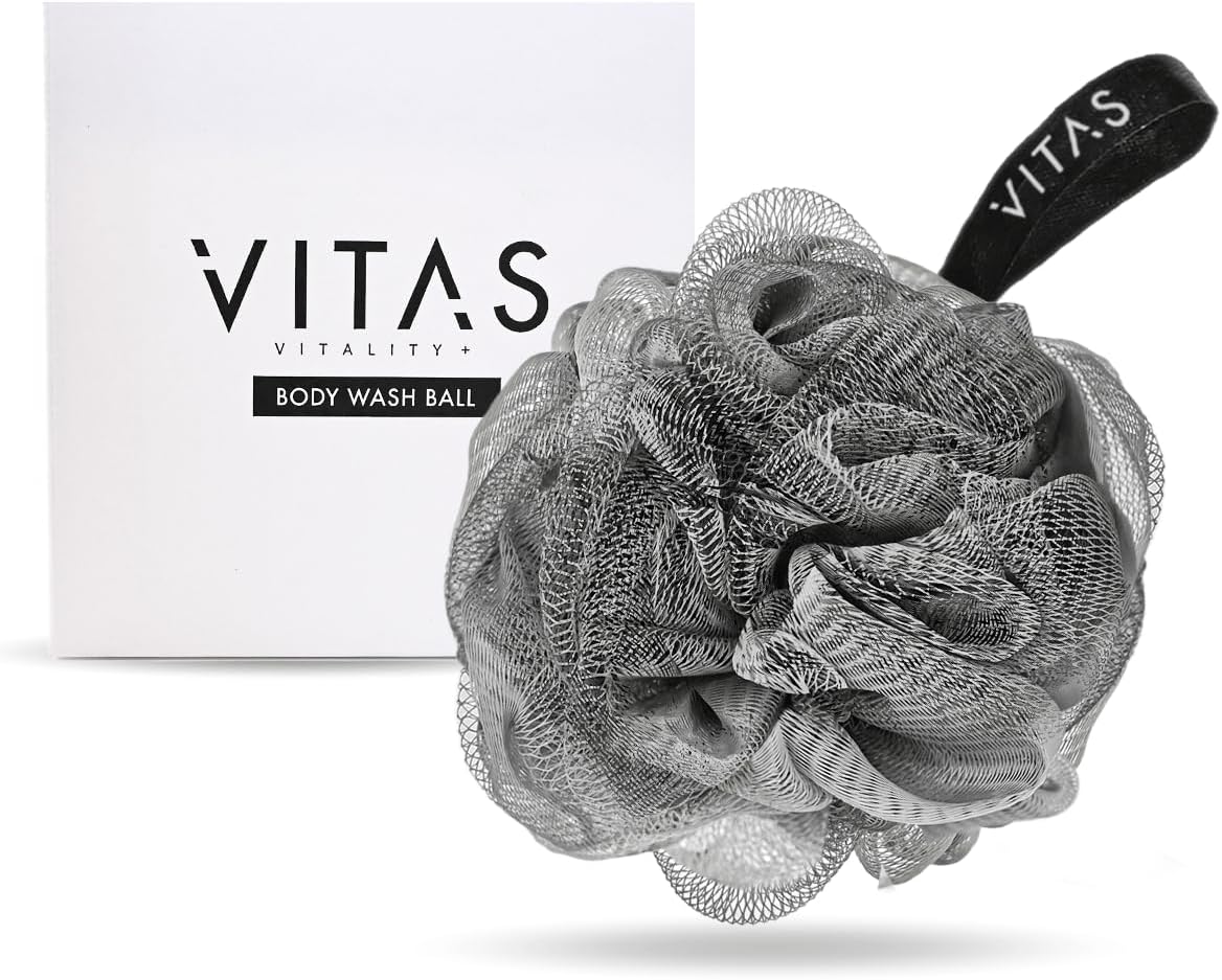 【訳あり】バイタス(VITAS) 泡立てネット 110mm×110mm グレー×ブラック X0016CR1NP B0CSS8Q9KN